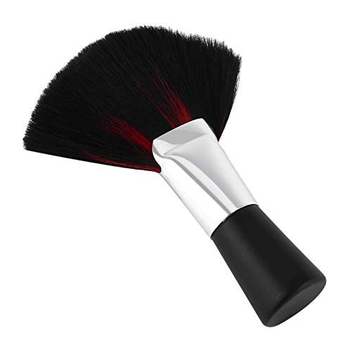 Rotekt Professional Barber Hair Sweep Brush - Black Soft Bristle Hair Cutting & Styling Tool for Salon & Home Use - Perfect for Cleaning Hair Clippings & Neck Dust After Haircuts