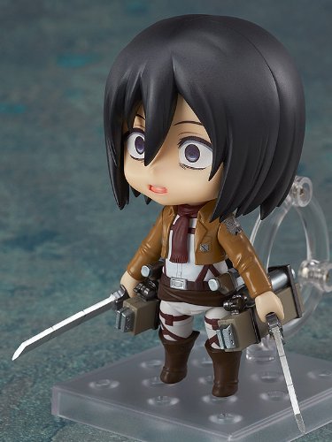 Good Smile Attack on Titan Mikasa Ackerman Nendoroid Action Figure - Anime Collectible Toy for Fans | Perfect for Display, Gifts & Cosplay Inspiration
