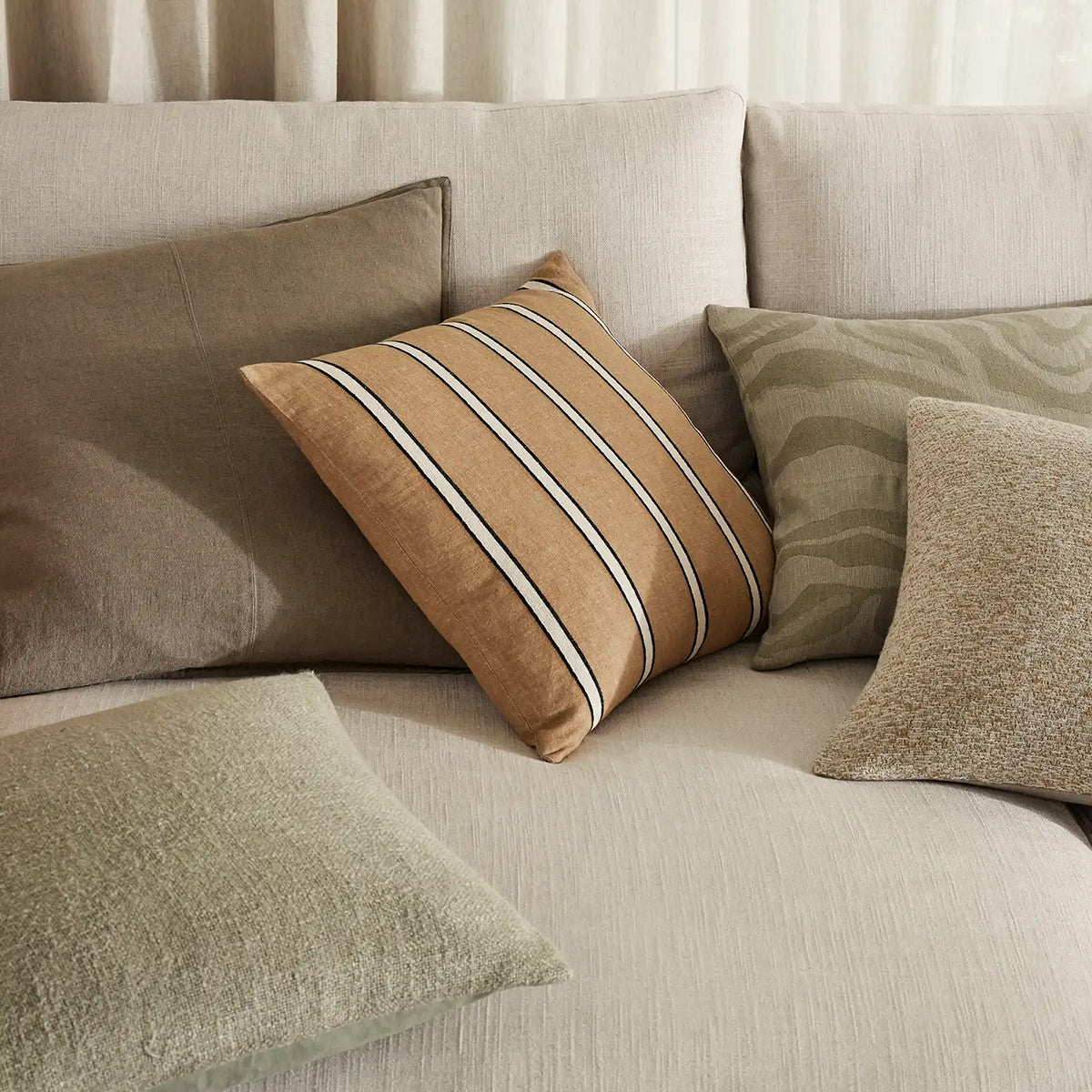 Premium Domenica Cushion - Soft & Comfortable Throw Pillow for Sofa, Bed, Chair - Home Decor & Living Room Accessories
