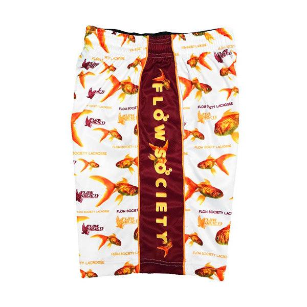Men's Gold Fish Flow Attack Shorts - Lightweight & Breathable Quick-Dry Swim Trunks for Beach, Pool & Water Sports