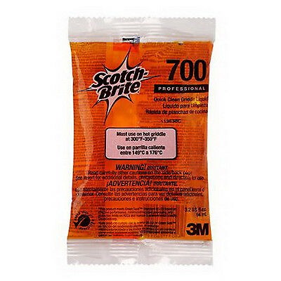 3M Scotch Brite Quick Clean Griddle Liquid - Case of 40 (700 40) - Professional Commercial Kitchen Cleaning Solution for Griddles, Flat Tops & Stainless Steel Surfaces
