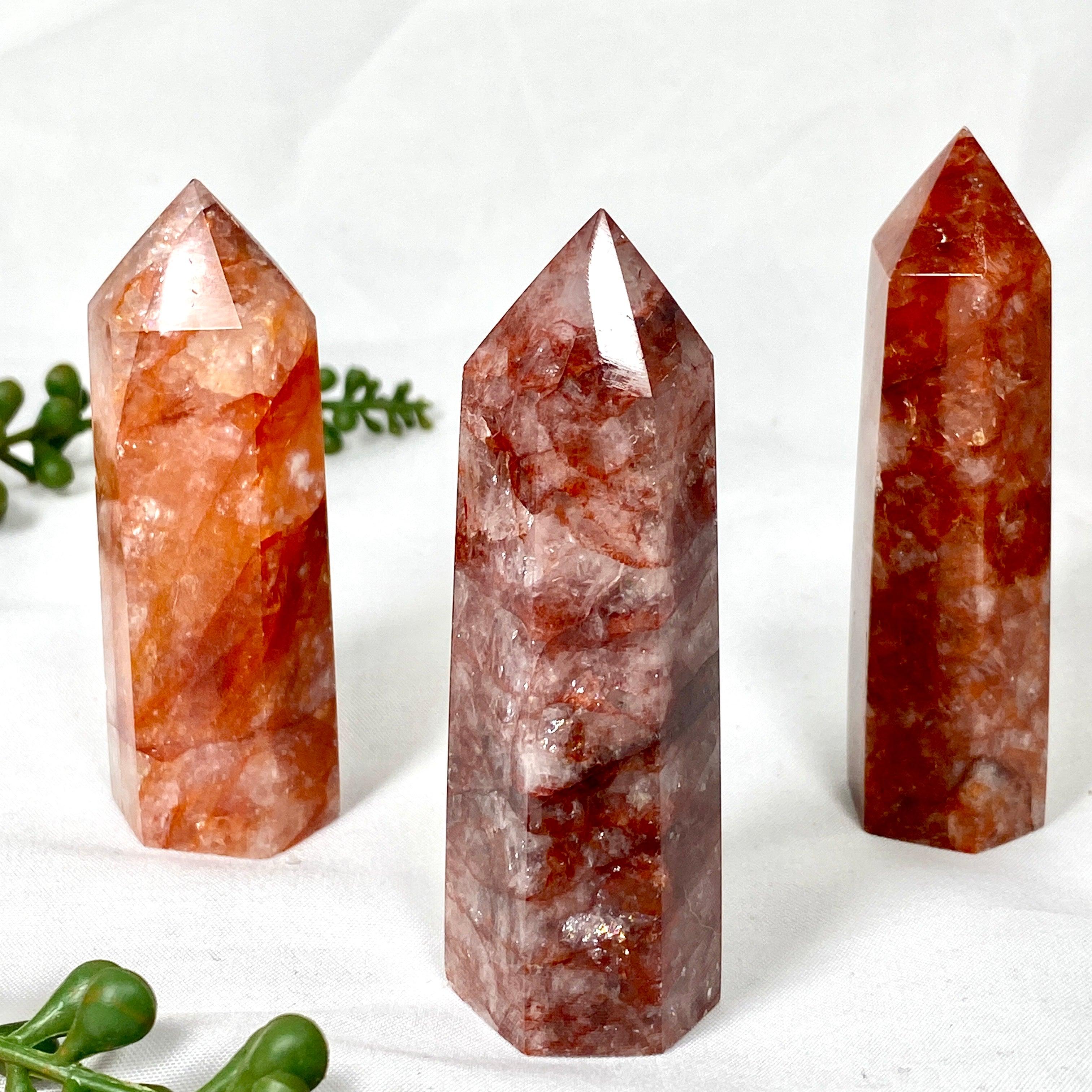 75-100g Fire Quartz Generator (FQG-85) - High-Quality Energy Crystal for Meditation, Healing & Home Decor
