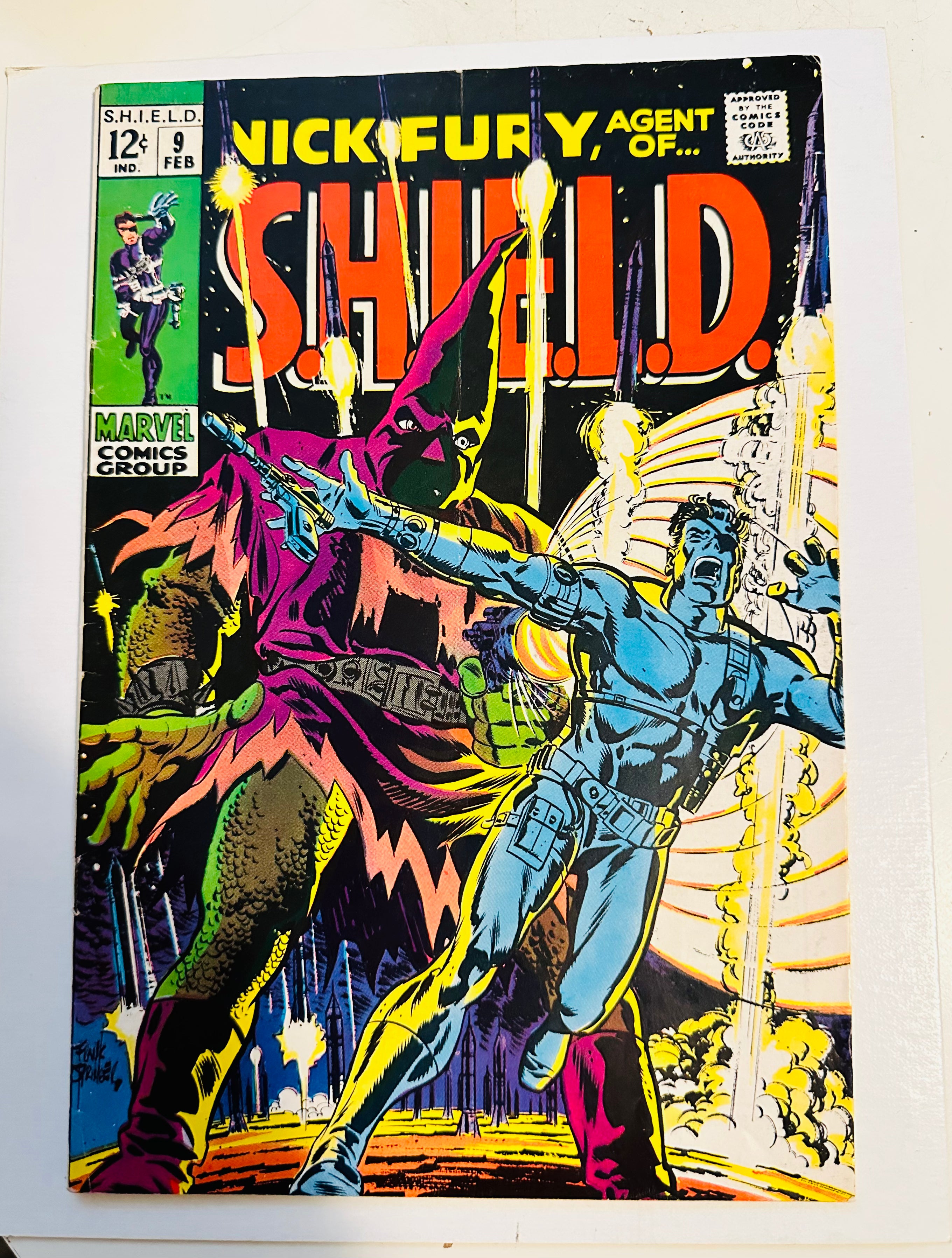 Nick Fury Agent of Shield #9 - High Grade Rare Marvel Comic Book - Perfect for Collectors & Marvel Fans Display