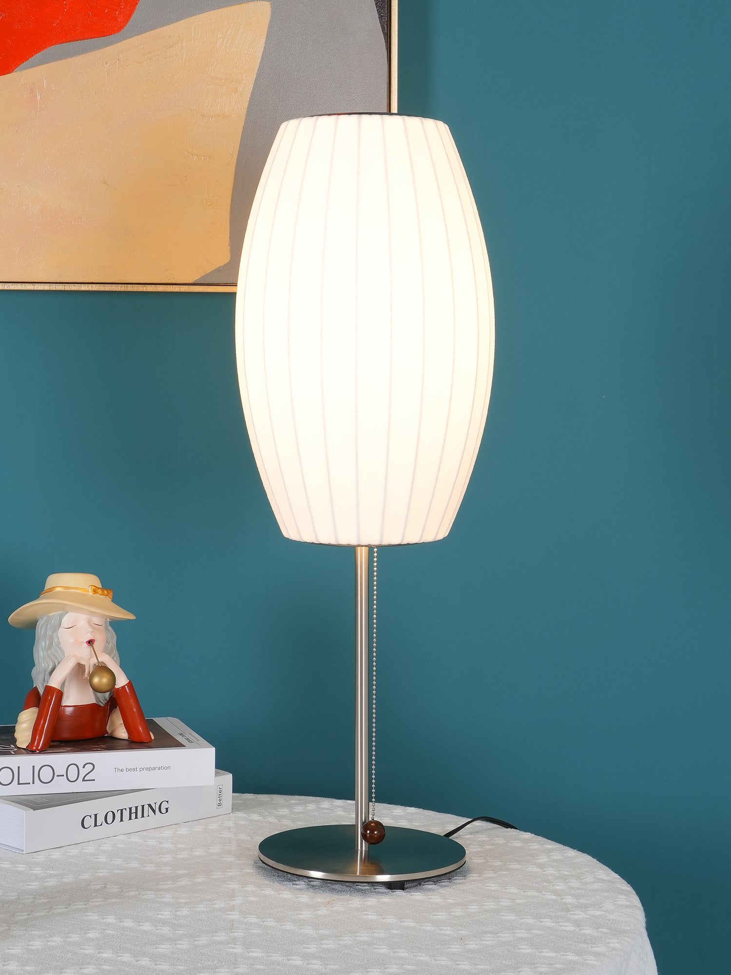 Nelson Table Lamp - Modern LED Desk Lamp for Home Office, Bedroom & Living Room - Adjustable Brightness & Warm Light for Reading, Working & Relaxing