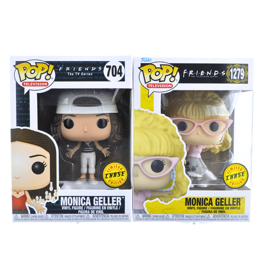 2-Pack Chase Monica Geller Funko Pop! Vinyl Figures - Friends TV Show Collectibles for Display & Gifting