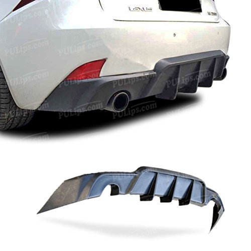 Lexus IS 2014-2017 Rear Bumper Diffuser - High Performance Carbon Fiber Style Upgrade for Enhanced Aerodynamics & Sporty Look | Perfect for Car Enthusiasts & Street Racing Modifications