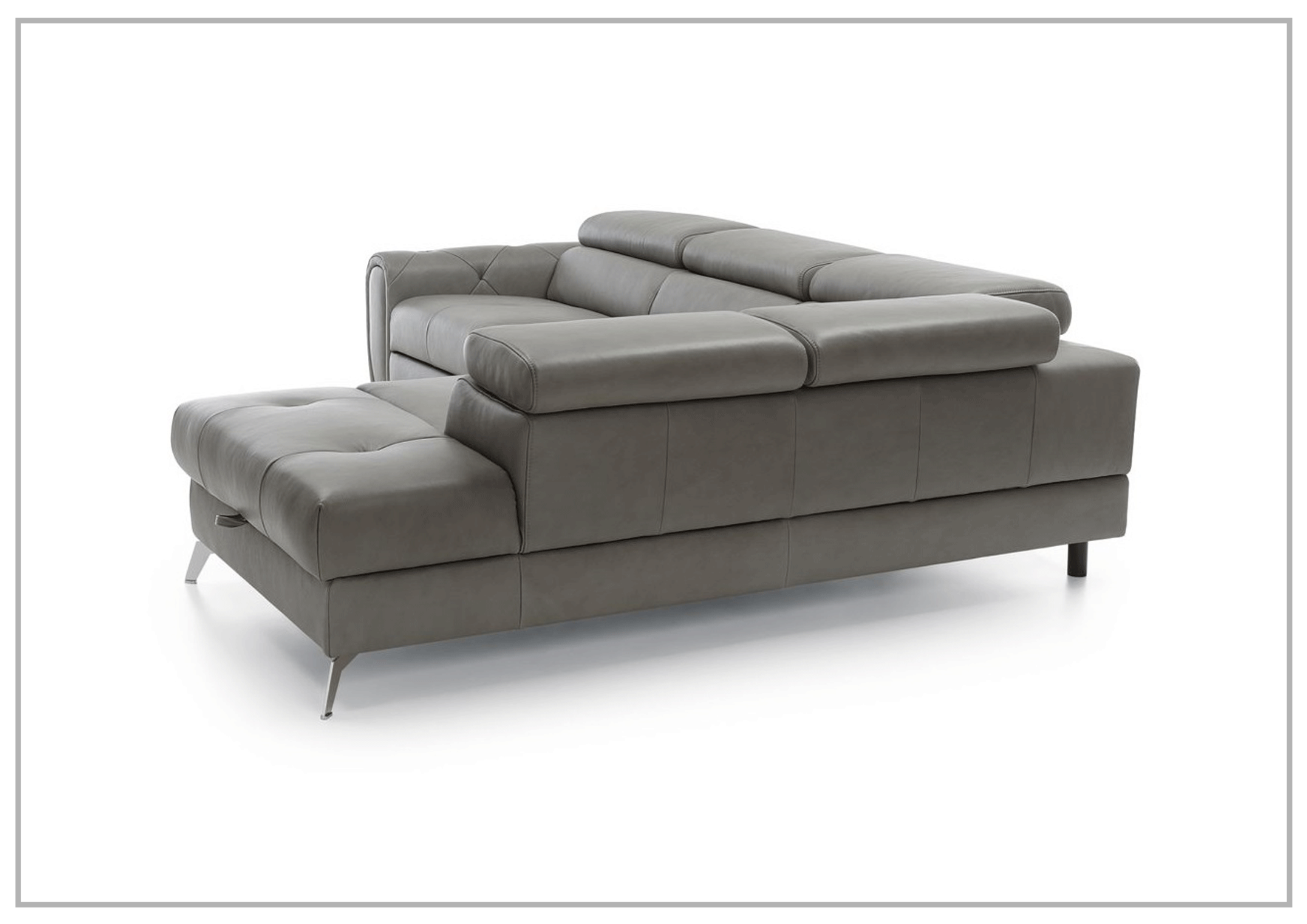 Gio Italia Camelia Sectional Sofa with Pull-Out Bed & Storage | Modern L-Shaped Couch for Small Spaces | Perfect for Apartments, Living Rooms & Guest Rooms