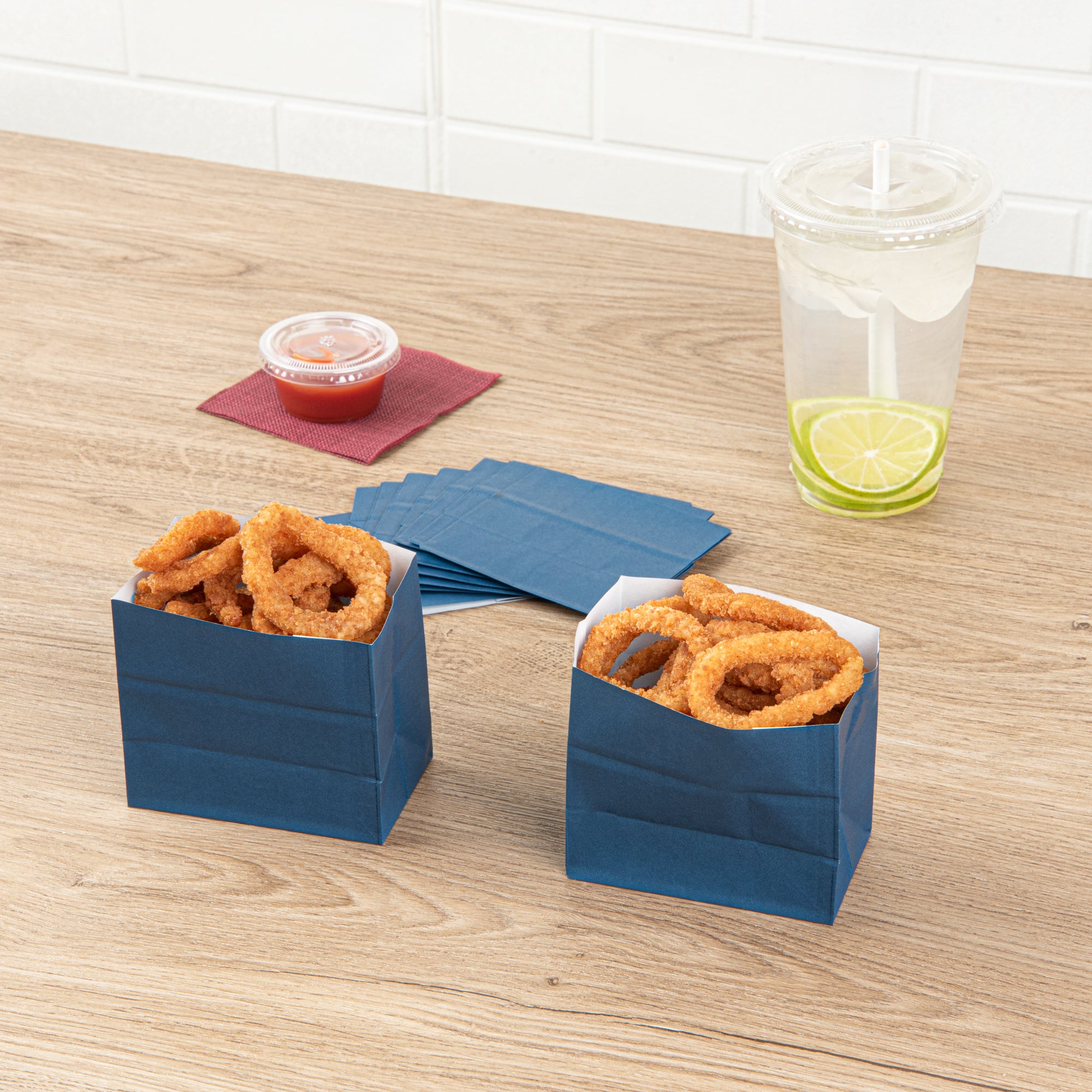 Premium Midnight Blue Small Snack Bags - 3.75