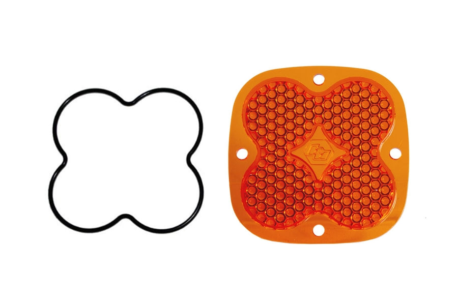Baja Designs Squadron Light Pod Lens Kit - Factory Amber for Off-Road, Work & Scene Lighting - Perfect for Trucks, ATVs & UTVs