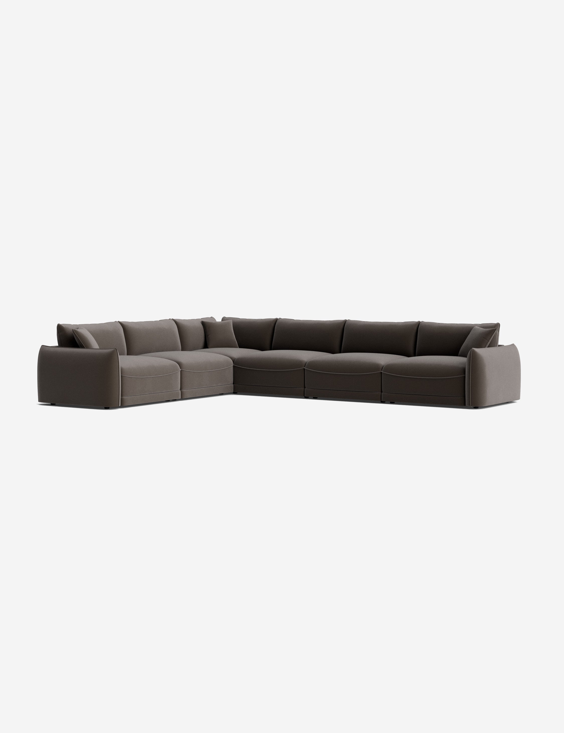 Taupe Performance Velvet