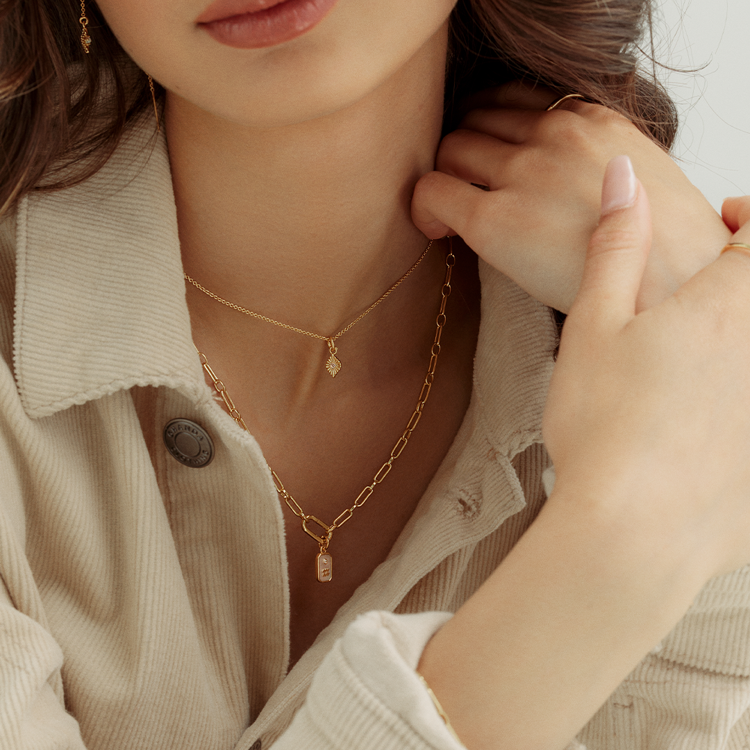 November Birthstone Charm for Petite Jewelry - Perfect for Necklaces, Bracelets & Gifts | Citrine Gemstone Pendant for Women