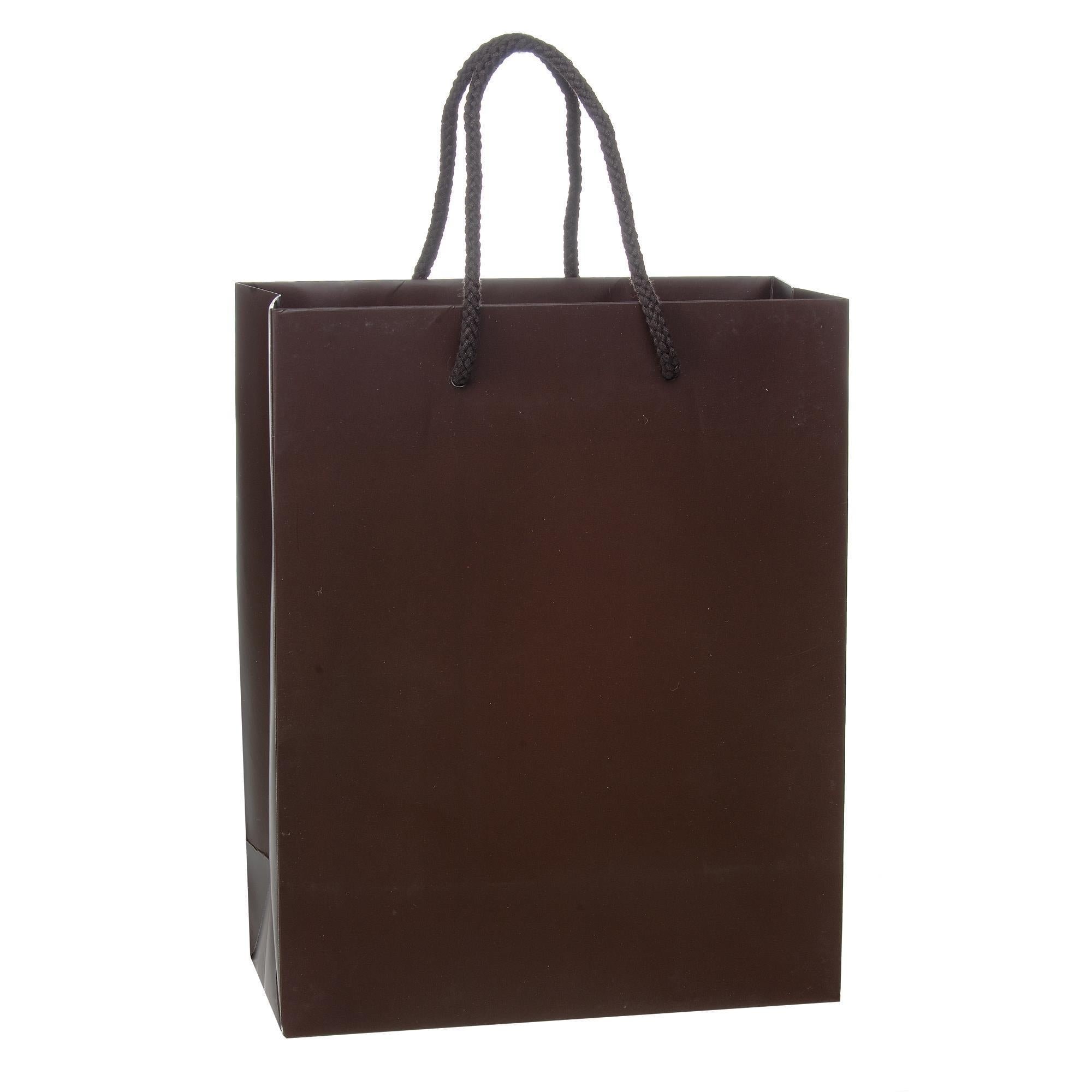 Premium Eurotote Bag with Rope Handle - Matte Finish - 8x4x10 Inches - Stylish Reusable Shopping Tote for Groceries, Beach & Daily Use