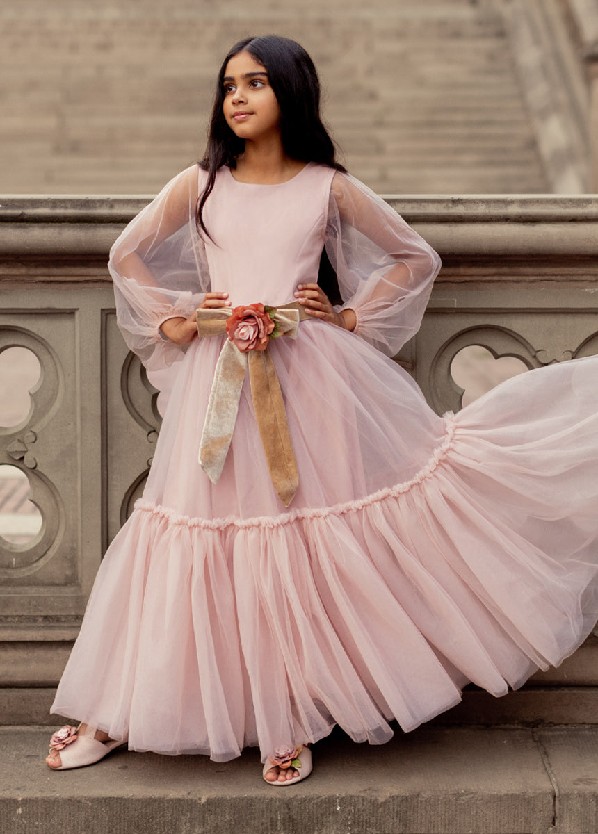 Tianna Pink Dress for Women - Elegant Floral Summer Maxi Dress for Beach, Wedding, and Party Occasions