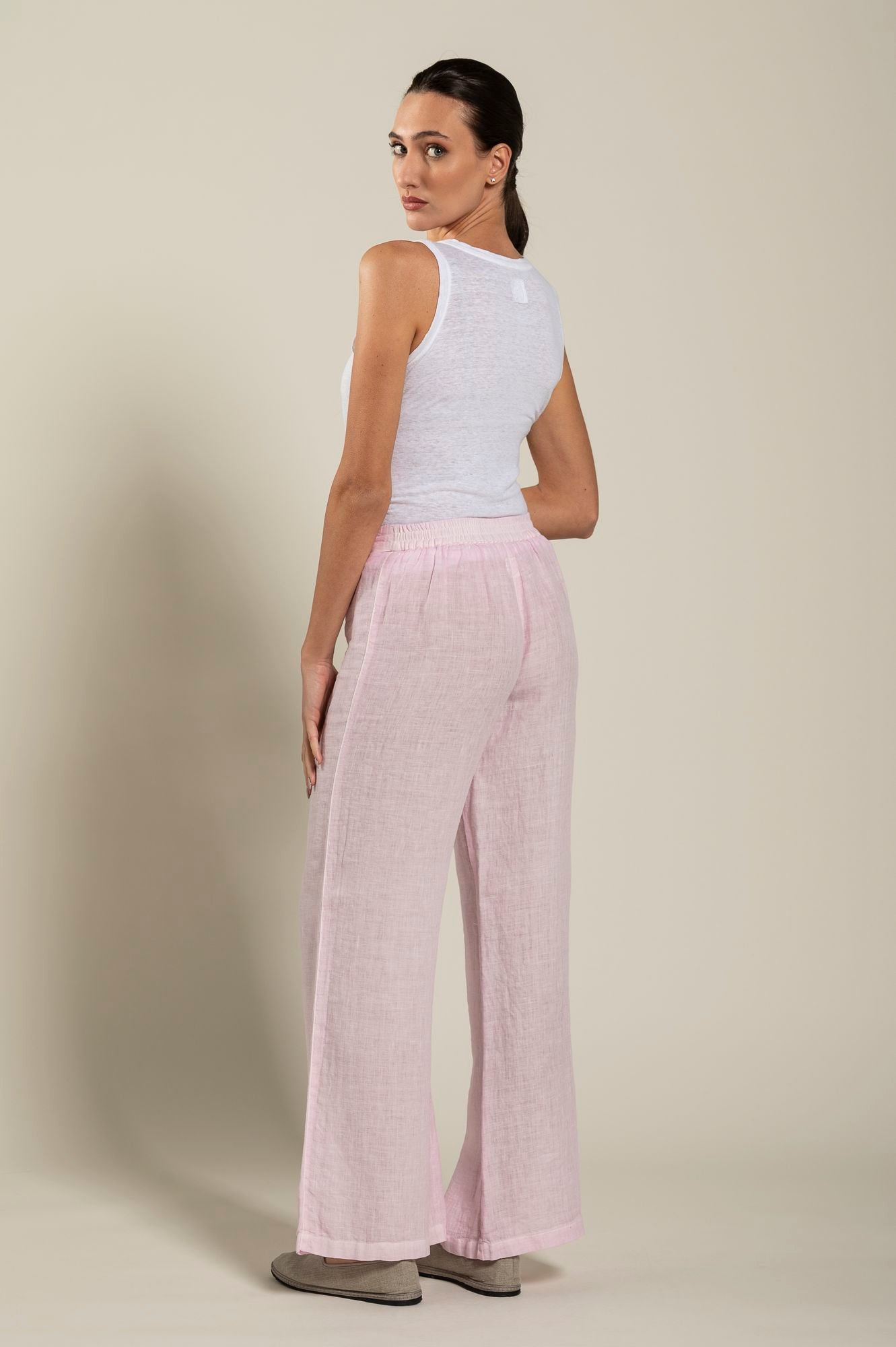 High Waisted Women's Pants - Comfortable & Stylish Tummy Control Pants for Work, Casual & Travel