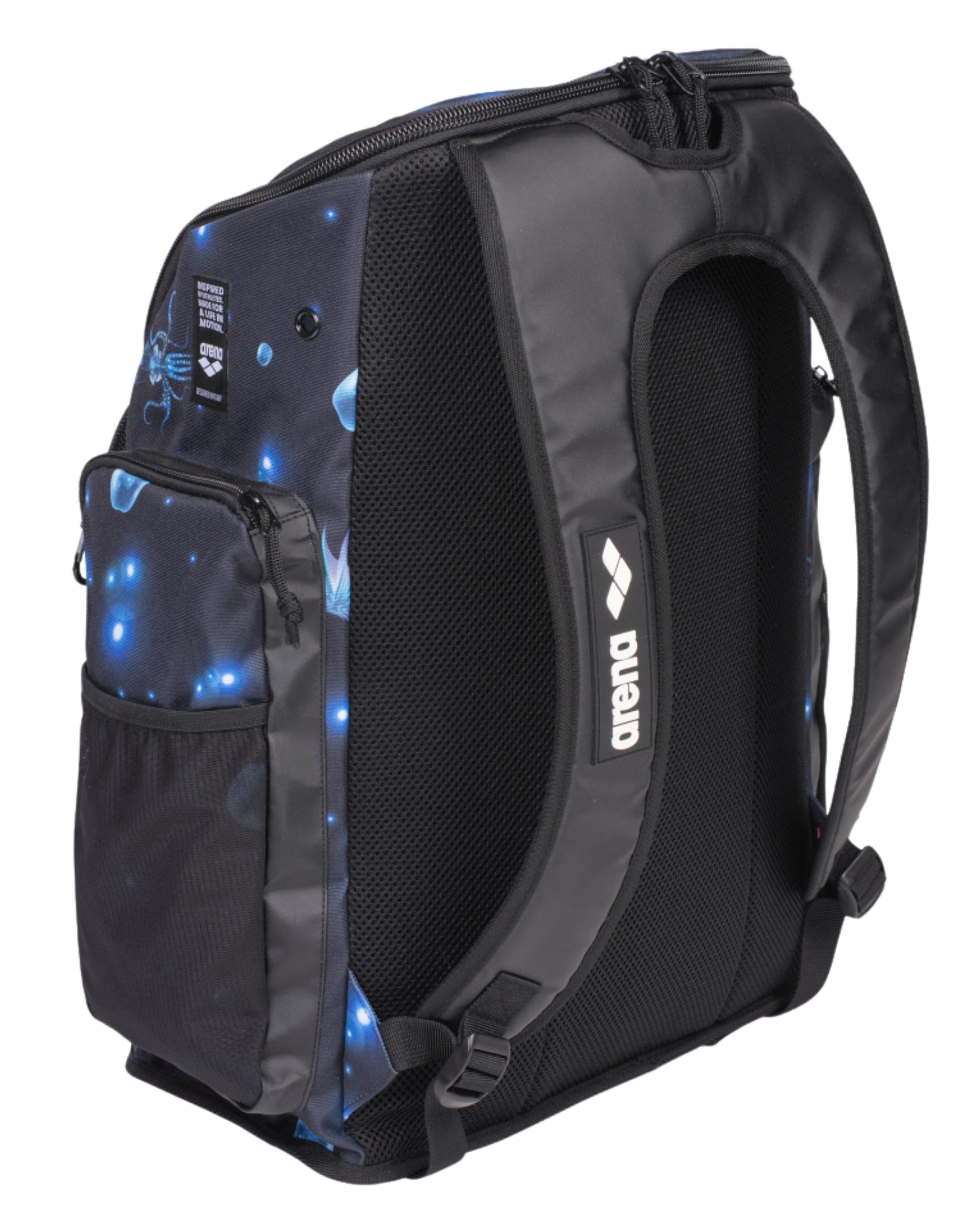 Spiky III Aqua Allover Team 45L Waterproof Backpack - Limited Edition for Hiking, Travel & Outdoor Adventures