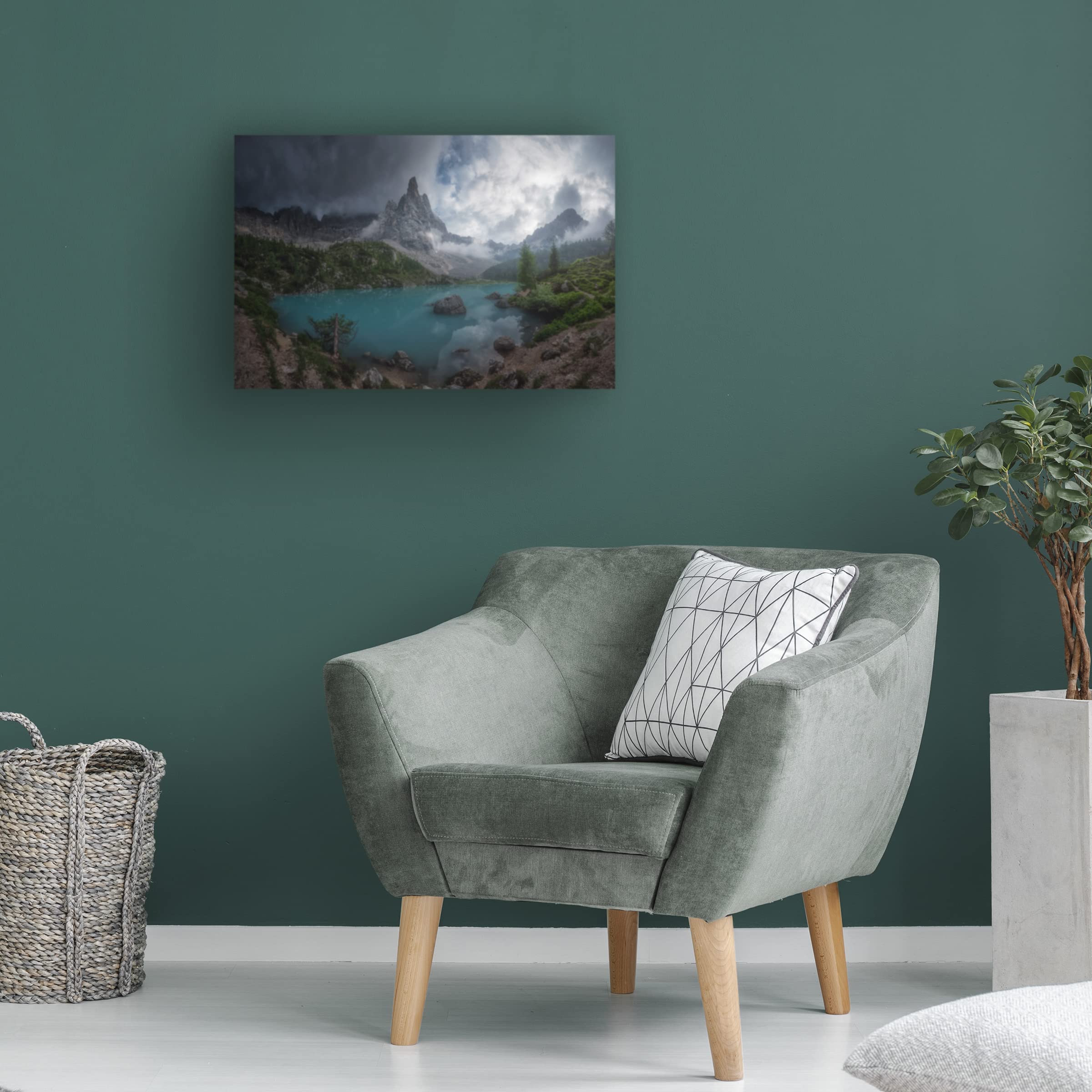 Carlos F Turienzo 'Sorapiss III' Canvas Art Print - Premium Trademark Fine Art Wall Decor for Living Room, Bedroom & Office
