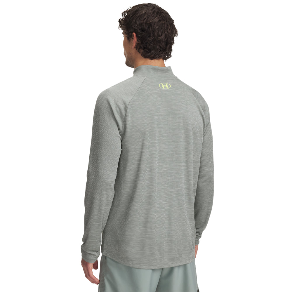 Under Armour Men's Tech Textured 1/2 Zip Pullover - Lightweight Performance Shirt for Running, Gym & Outdoor Activities