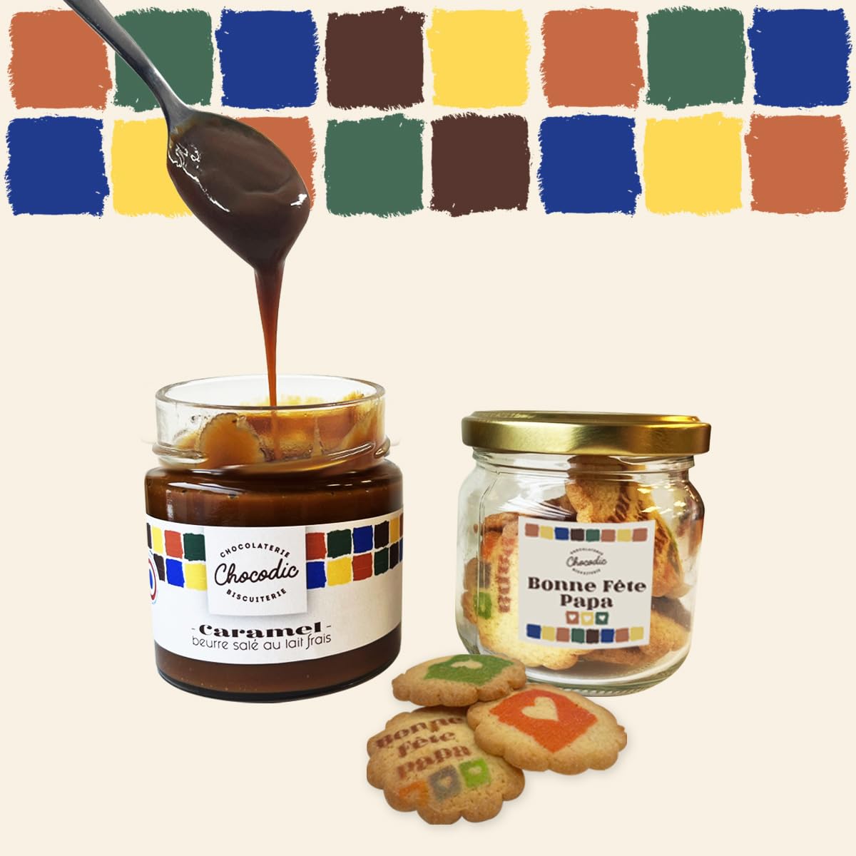 Personalized Father's Day Chocolate Gift Box - Caramel & Butter Cookies Gourmet Set - Custom Happy Father's Day Chocolates for Dad - Perfect for Father's Day Celebrations & Special Occasions