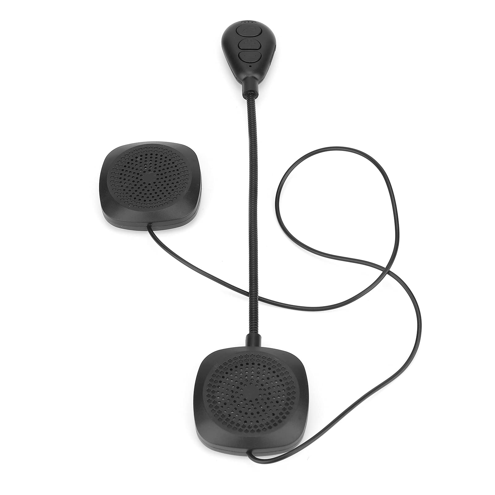 AUHX Motorcycle Bluetooth Headset - Durable Helmet Speakers with Auto Call Answering & Built-in Mic for Safe Riding | Perfect for Motorcycle, Scooter & Bike Commuting