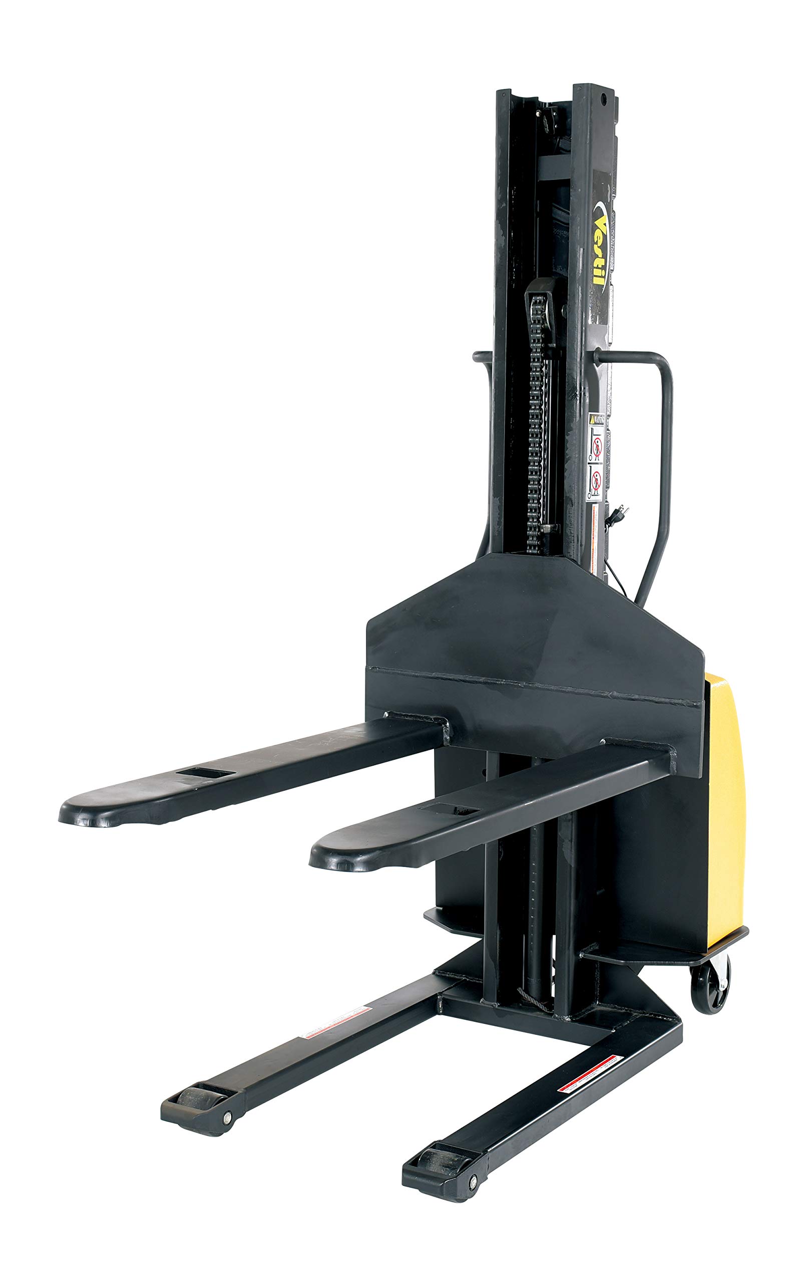 Vestil SLNM15-63-FF Electric Steel Narrow Mast Stacker - 63