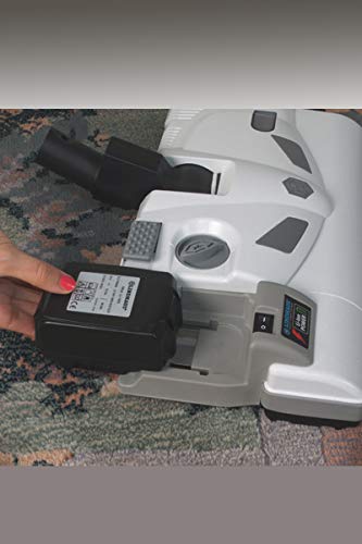 PB14e Power Nozzle - Cordless L-ION Battery Operated (Grey/Blue) with Battery & Charger Included - Perfect for Home Cleaning, Car Detailing & Pet Hair Removal