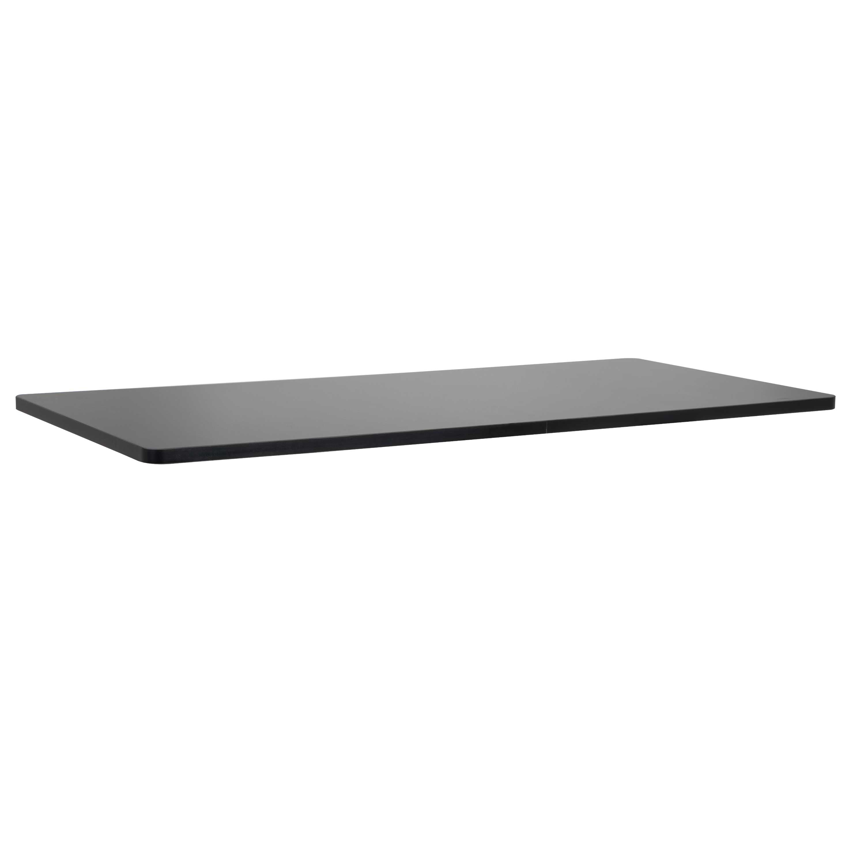 Black Rectangular Office Desk 55
