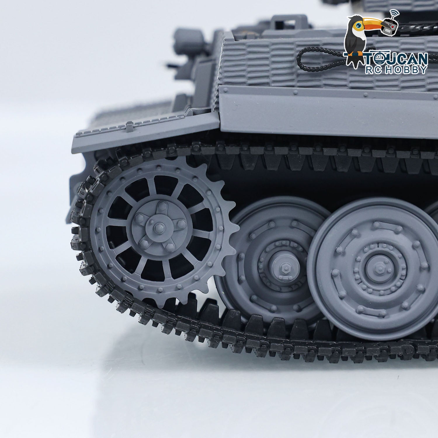 Taigen Tiger I 1/24 Scale RC Battle Tank with Infrared Combat, Barrel Recoil & LED Flash - Remote Control Military Tank Toy for Collectors & Hobbyists - Perfect for War Games, Display & Gift Giving