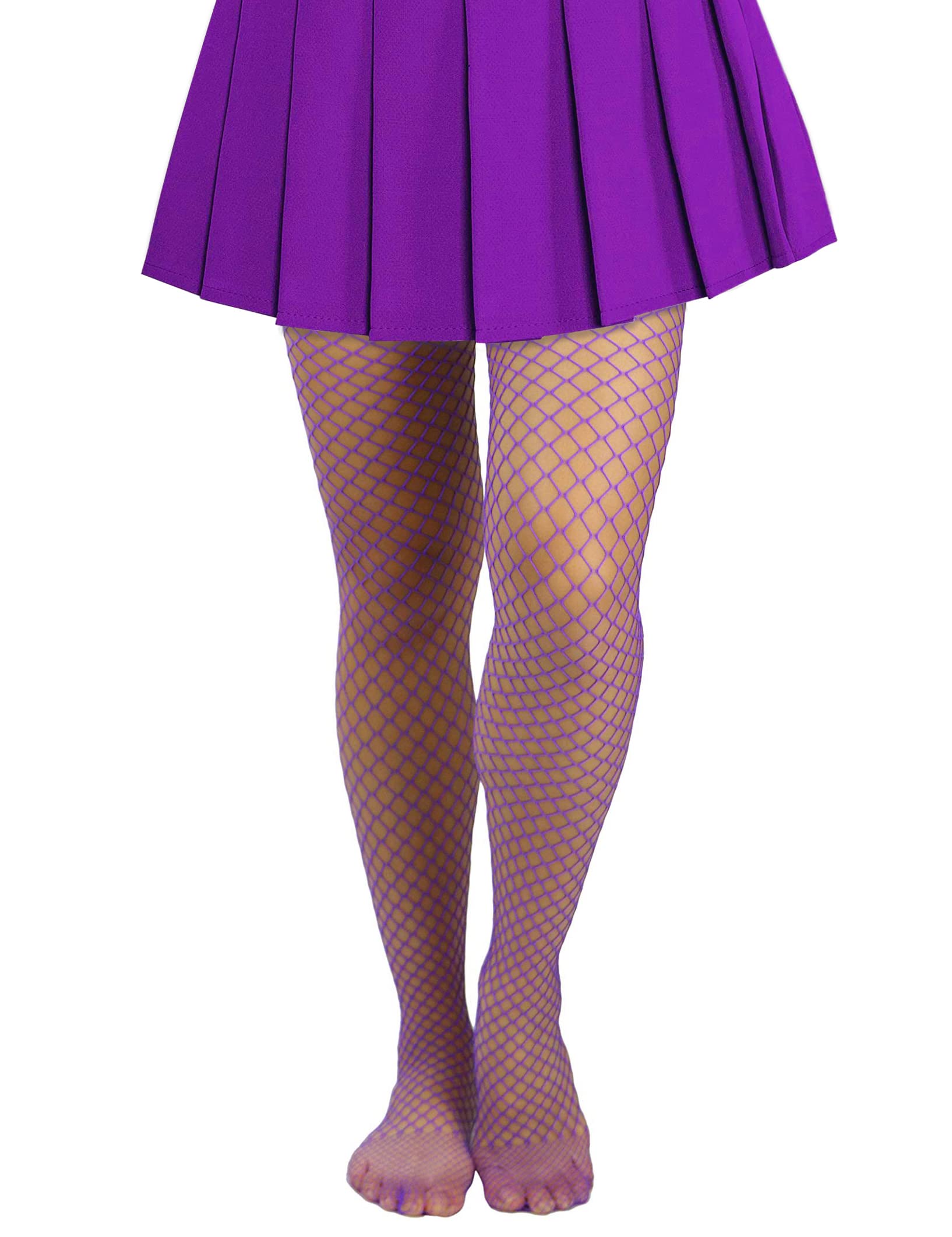 Lastclream High Waisted Fishnet Tights for Women - Sexy Sheer Pantyhose, Plus Size Stockings for Party, Cosplay & Night Out