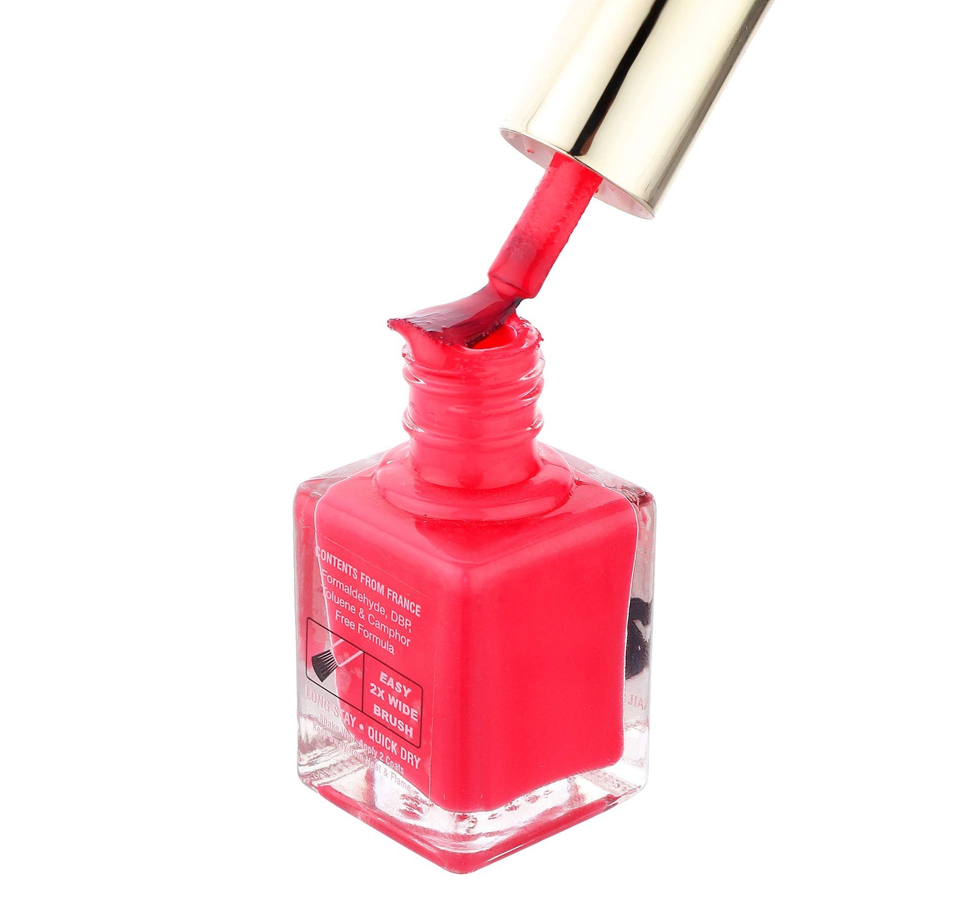 Elfani 3D Nail Polish - Long Lasting Gel Nail Polish Kit with Glitter & Shine - Perfect for Manicures, Pedicures, and Nail Art Designs at Home or Salon