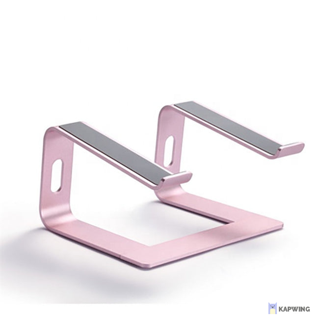 Ergonomic Aluminum Laptop Stand for Desk - Adjustable Height & Portable Computer Riser for MacBook, iPad - Perfect for Home Office, Gaming & Workstation Setup