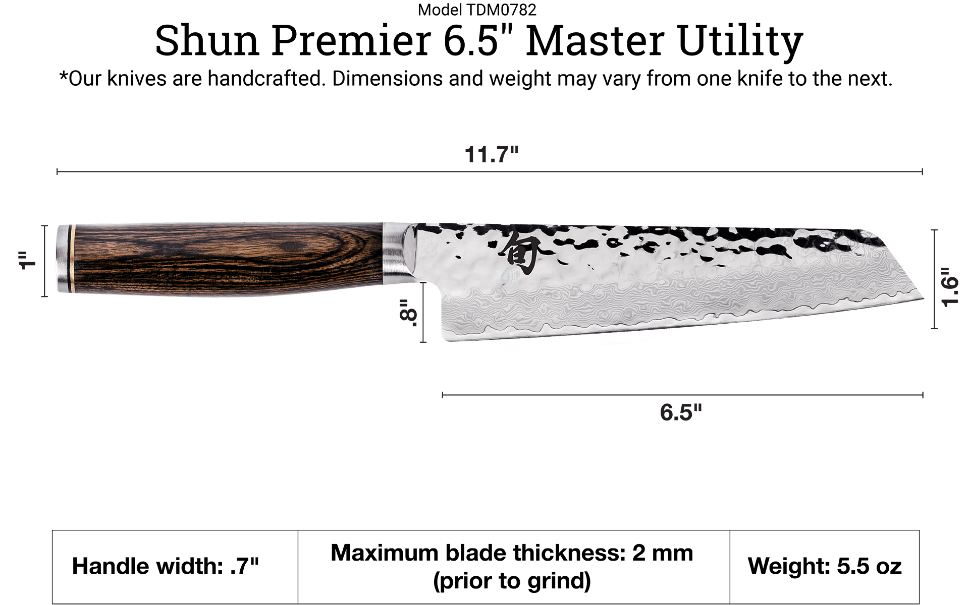 Shun Premier Master Utility Knife 6.5