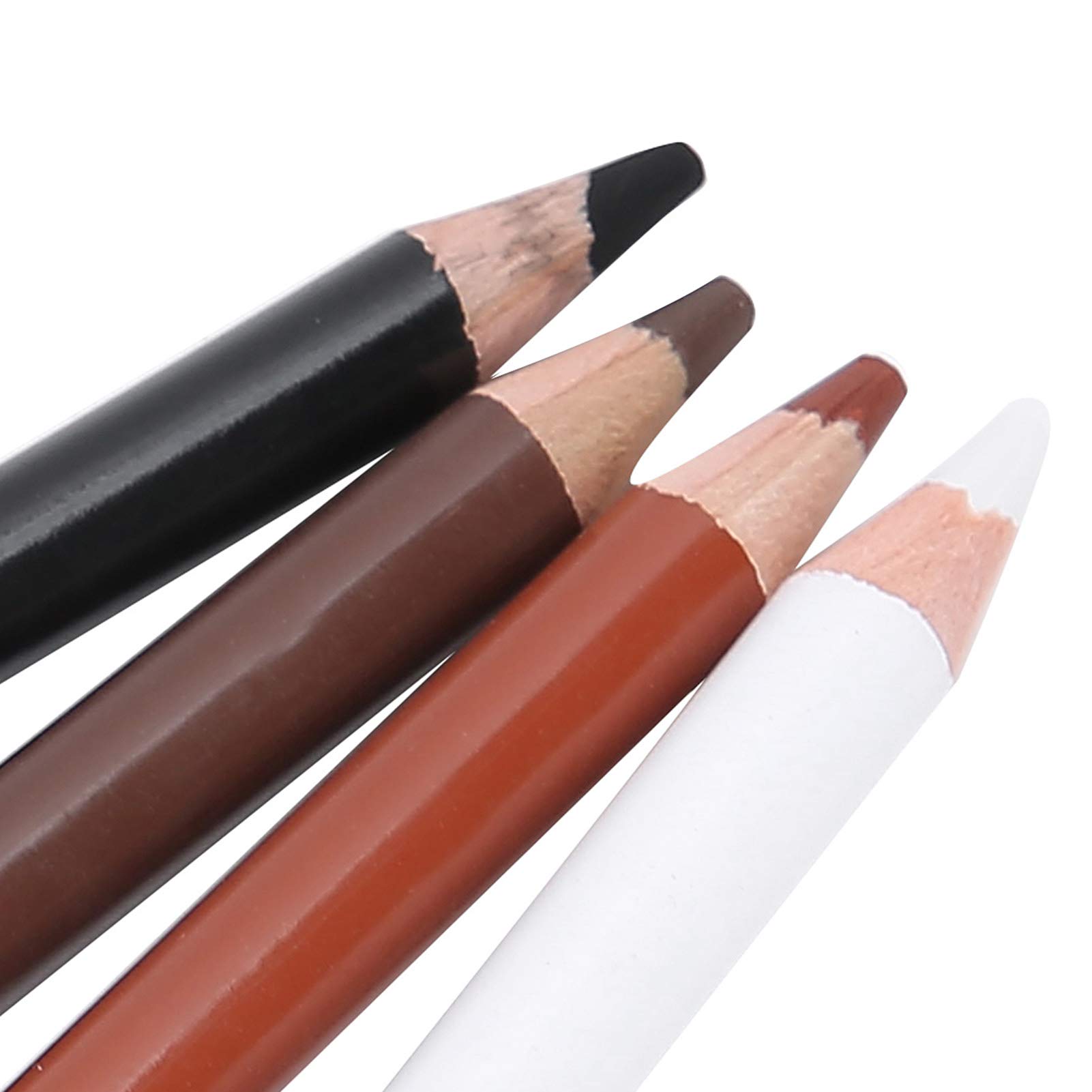 Professional 4PCS Charcoal Pencils Drawing Set - Soft/Hard Charcoal, White & Color Pencils for Sketching, Shading, Blending - Perfect for Artists, Students & Sketchbook Drawing