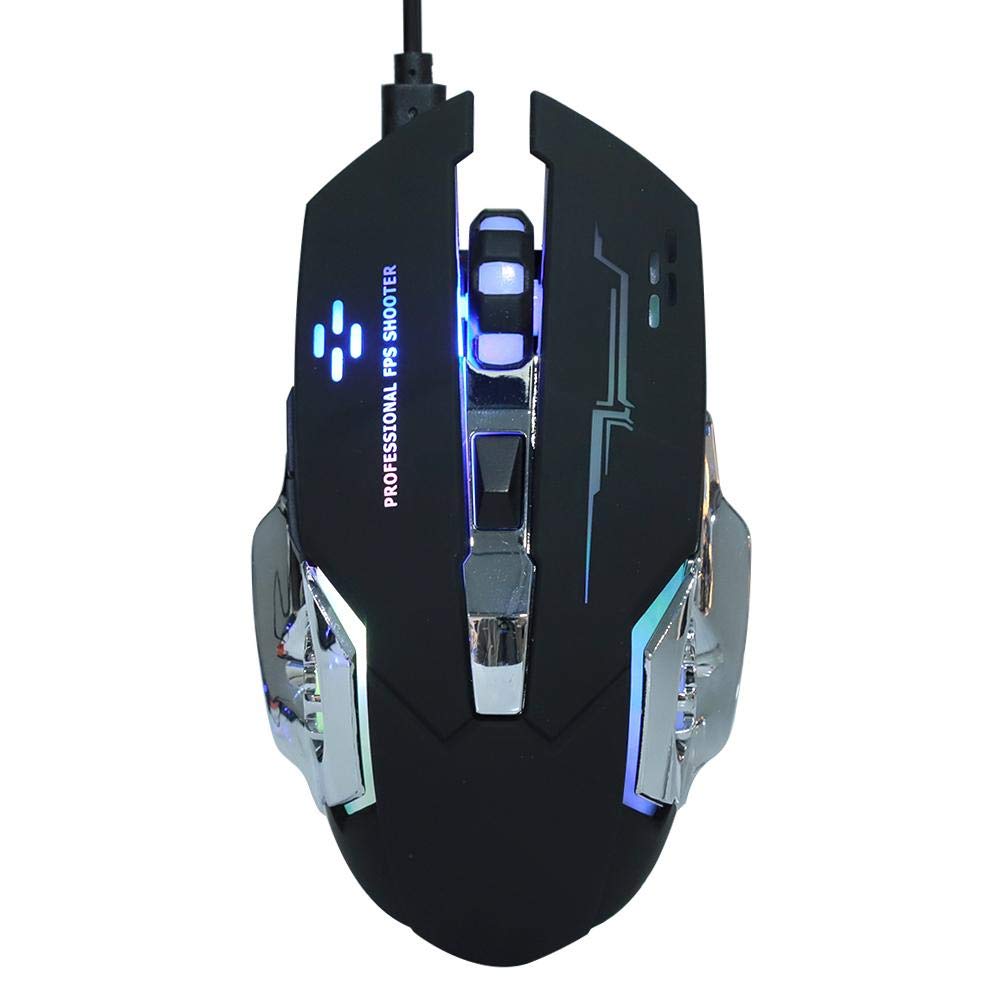 Wireless Bluetooth Mouse with USB Charging - 10M Range, Silent Click, Gaming & Office Use for Laptop/Computer (Black) - Perfect for Home, Office & Travel Accessories
