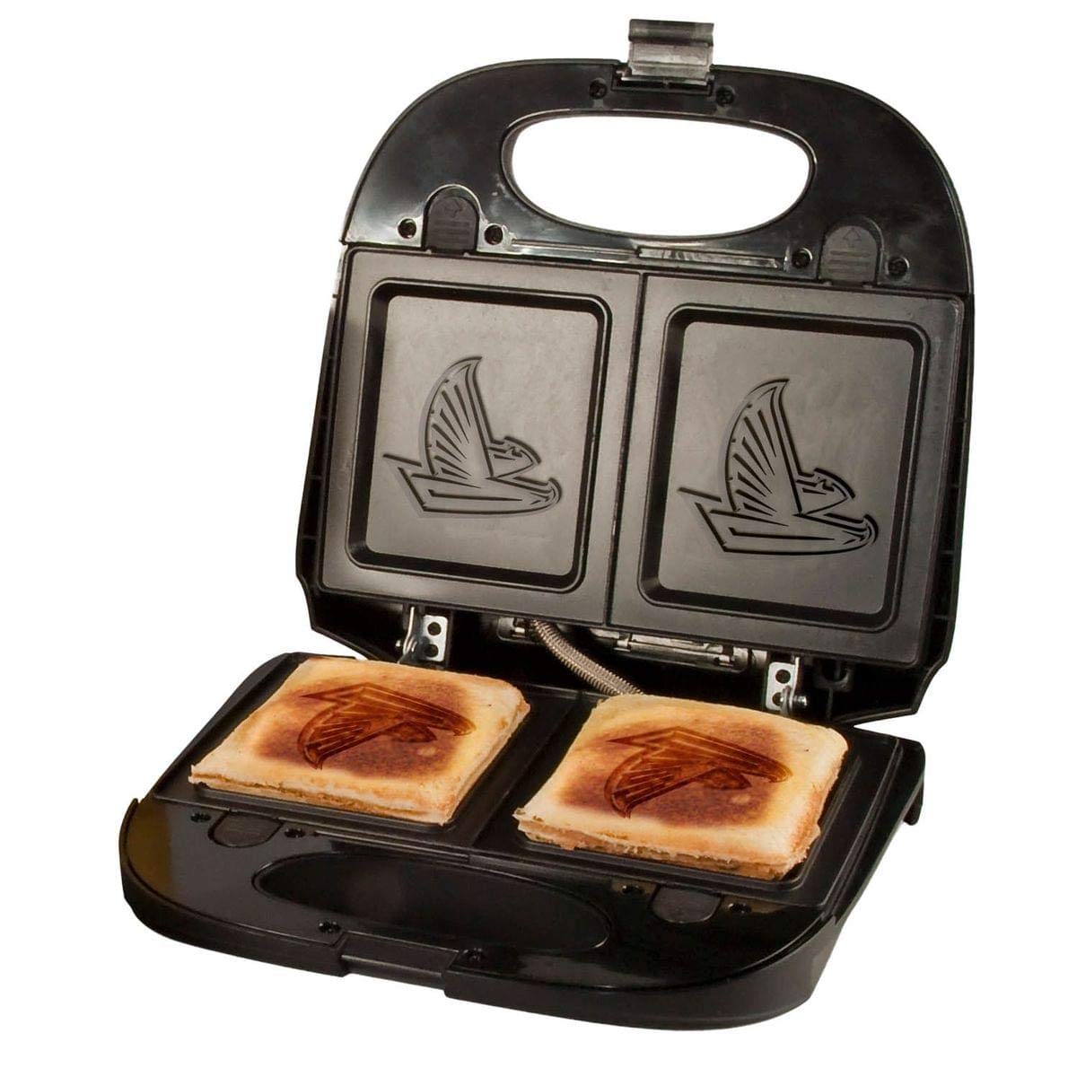 NFL Team Sandwich Press & Panini Maker - Official Team Logo Griddle for Grilled Cheese, Burgers & More - Perfect for Game Day, Tailgating & Home Cooking