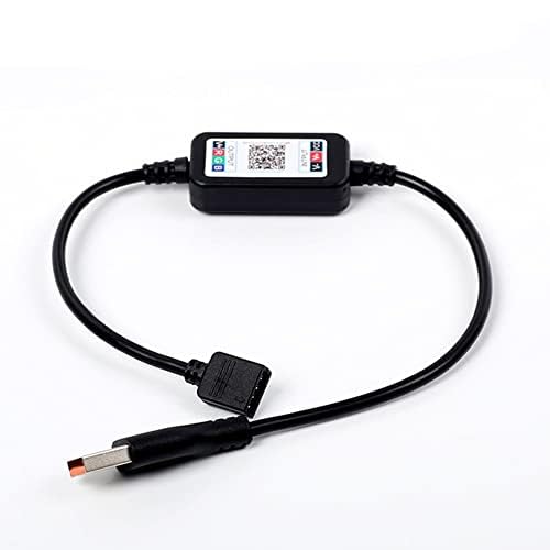 Mini Wireless RGB LED Strip Light Controller - 5V/12V/24V USB Bluetooth 4.0 for Smart Home Lighting | Bedroom, Kitchen, Party Decor