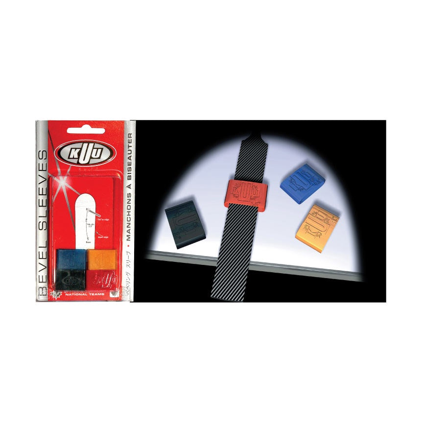 1 Degree KUU Base Bevel Sleeves for Ski & Snowboard Bindings - Perfect for Alpine Skiing and Snowboarding Adjustments