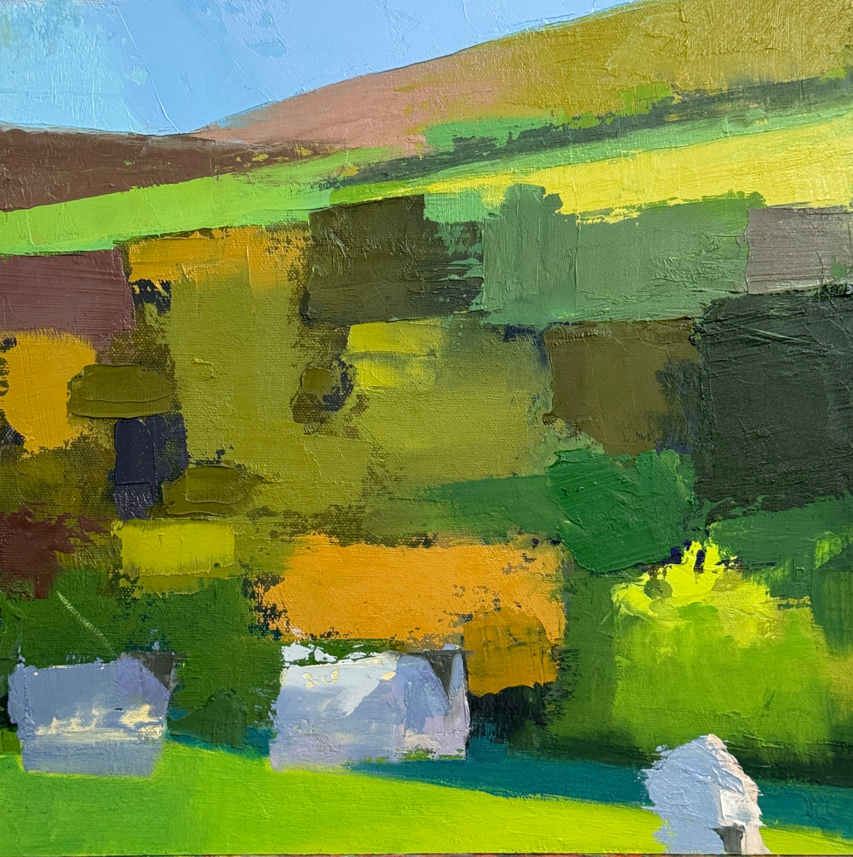 Marguerite Heilman: Glen Sheep II - Premium Art Print for Home & Office Decor | Perfect for Living Rooms, Bedrooms & Gifts