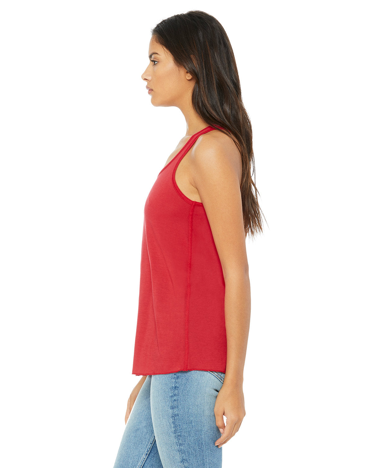 Bella + Canvas B8800 Women's Flowy Racerback Tank Top - Soft & Lightweight Workout Shirt for Yoga, Running & Summer Outfits