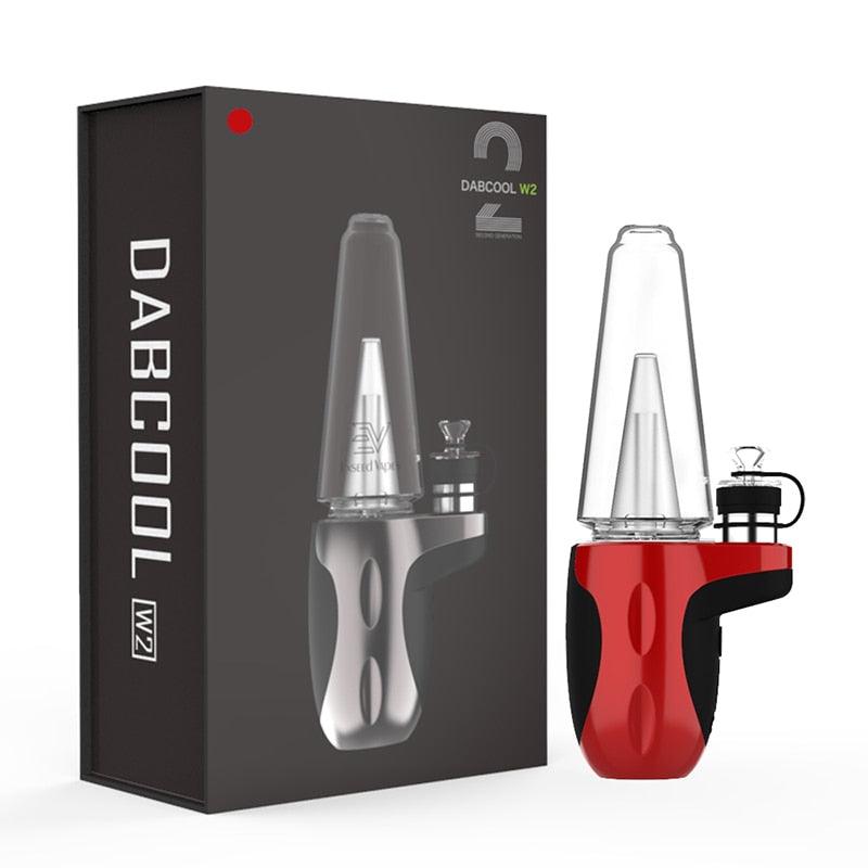 Dabcool W2 Electric Dab Rig Kit - IPX4 Waterproof, 1500mAh Battery Portable Vaporizer for Wax & Concentrates | Perfect for Home Use, Travel & Outdoor Activities