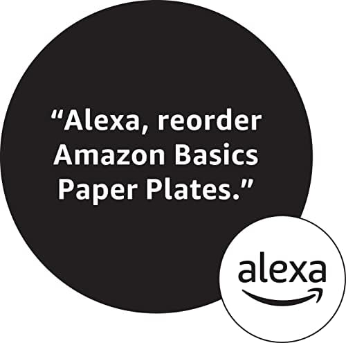 Amazon Basics 10 Inch Disposable Paper Plates - 150 Count, Heavy Duty & Eco-Friendly for Parties, BBQs, Picnics & Everyday Use