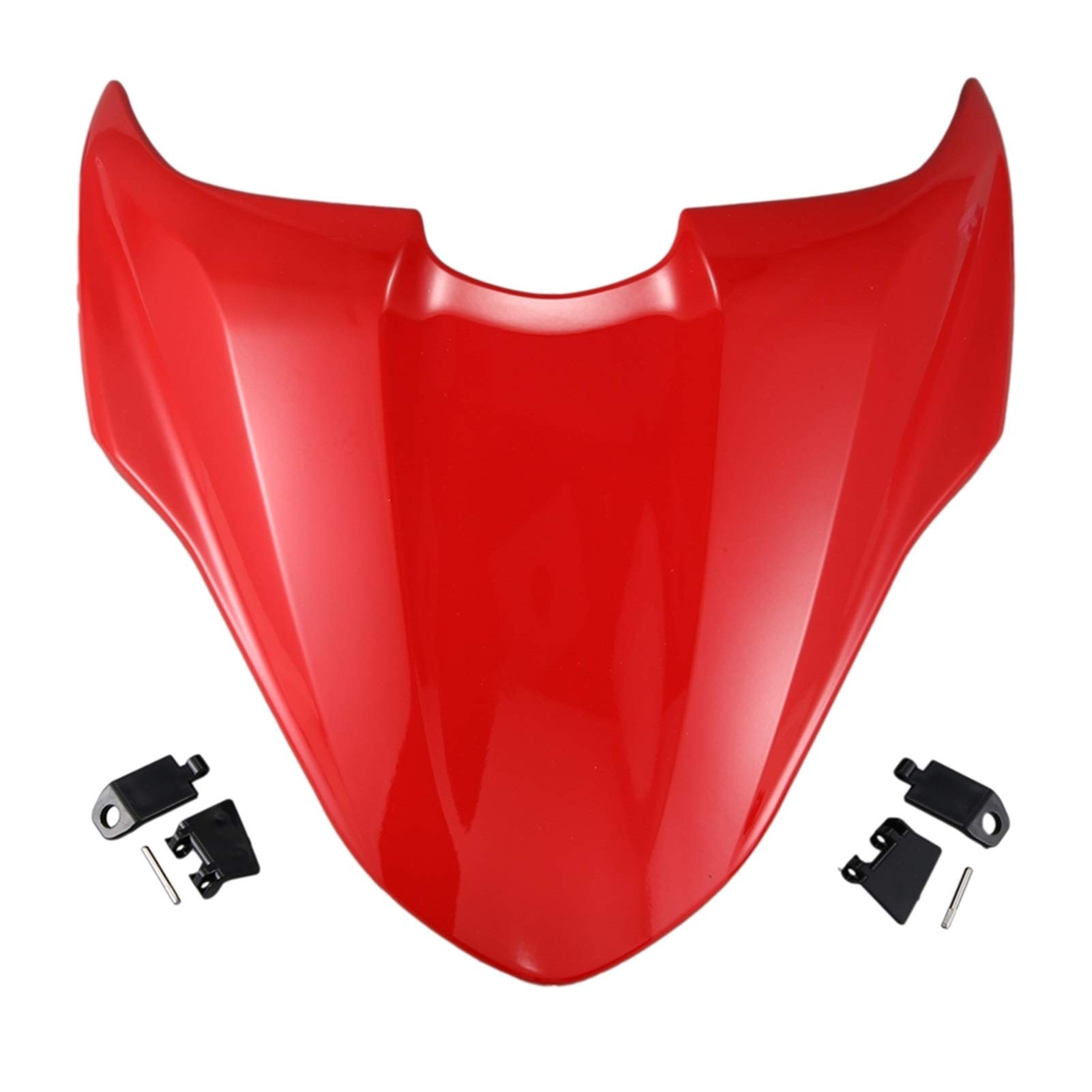 Ducati Monster 821 Rear Seat Cowl Fairing - Hard Pillion Seat Cover Hump (2014-2017 Models) - Red | Motorcycle Accessory for Comfort & Style | Perfect for Racing, Commuting & Custom Builds