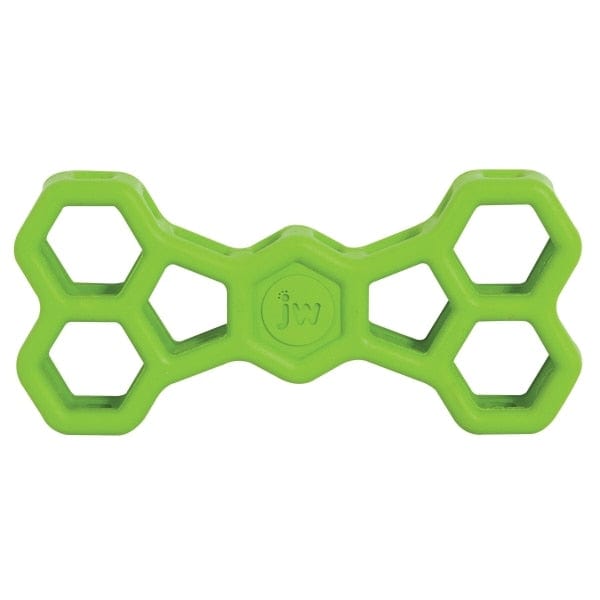 JW Hol-ee Roller Dog Chew Toy - Durable Rubber Fetch Ball for Aggressive Chewers, Interactive Play & Training - Perfect for Indoor, Outdoor, Beach & Pool Fun