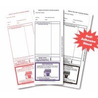 Laser Addendum Stickers - Red Color for Document Marking & File Organization | Perfect for Office, School & Legal Use