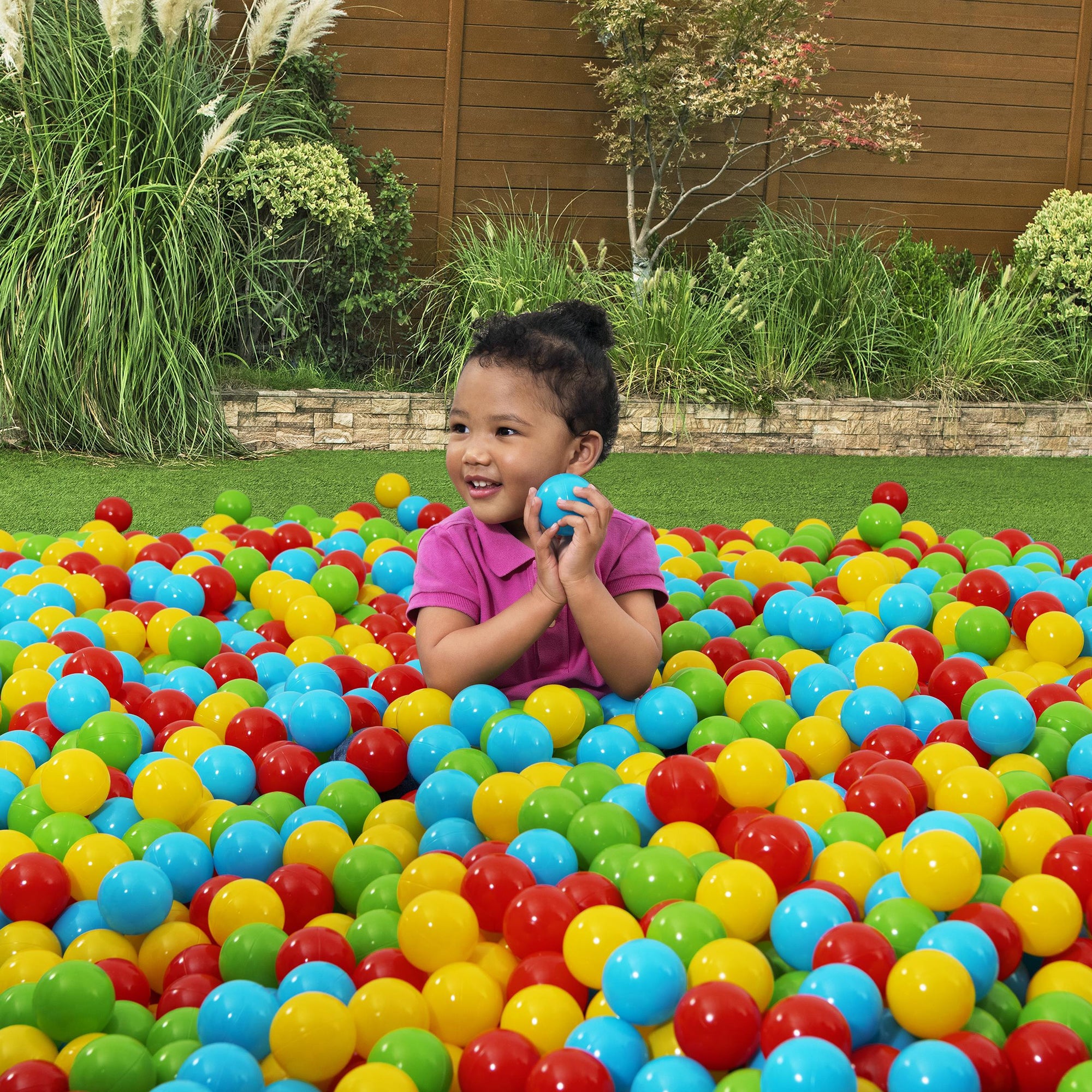 Bestway Splash & Play 100-Piece Colorful Play Balls Set for Kids - Perfect for Ball Pits, Swimming Pools, Backyard Fun & Indoor Playtime
