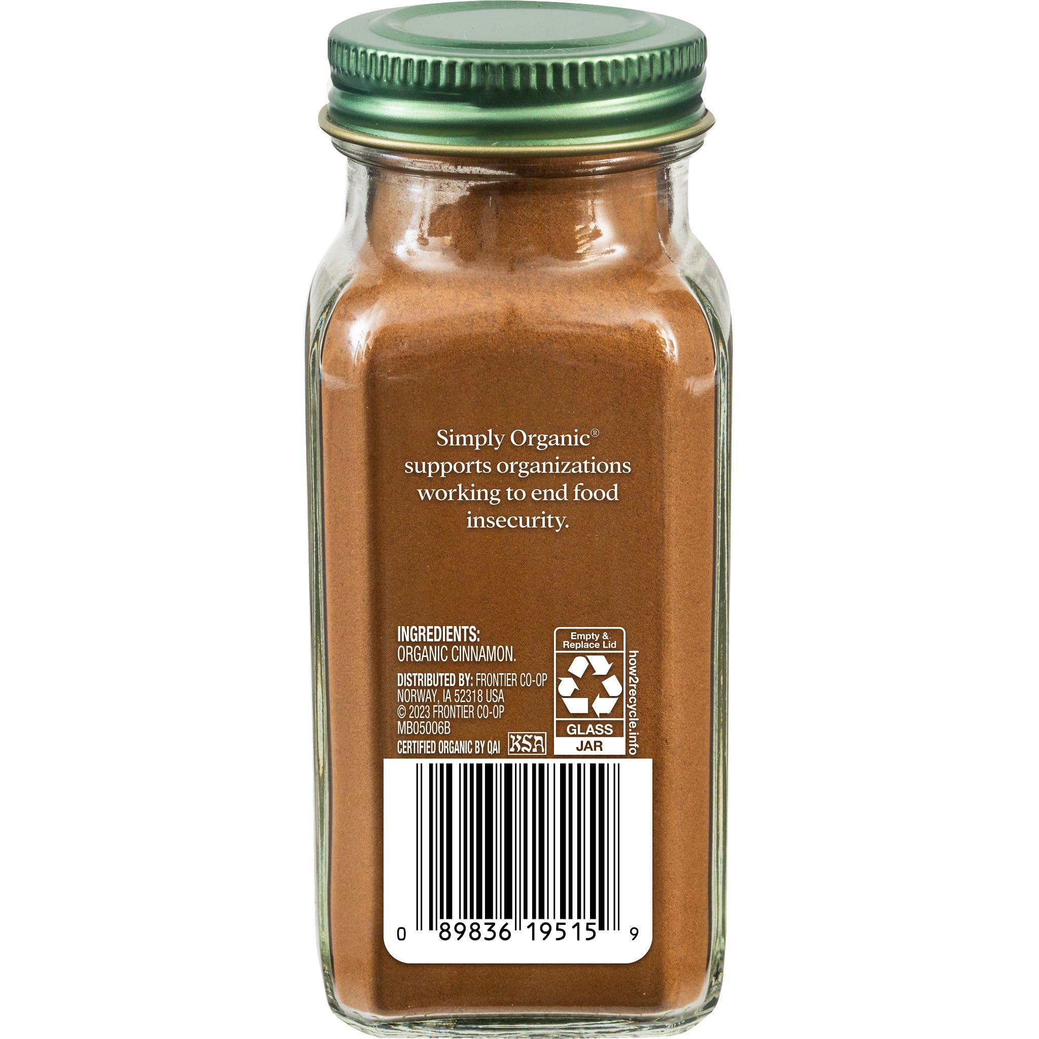 Organic Ceylon Cinnamon Powder - 2.08 oz | Non-GMO, Pure Ground Cinnamon | Perfect for Baking, Coffee & Healthy Recipes