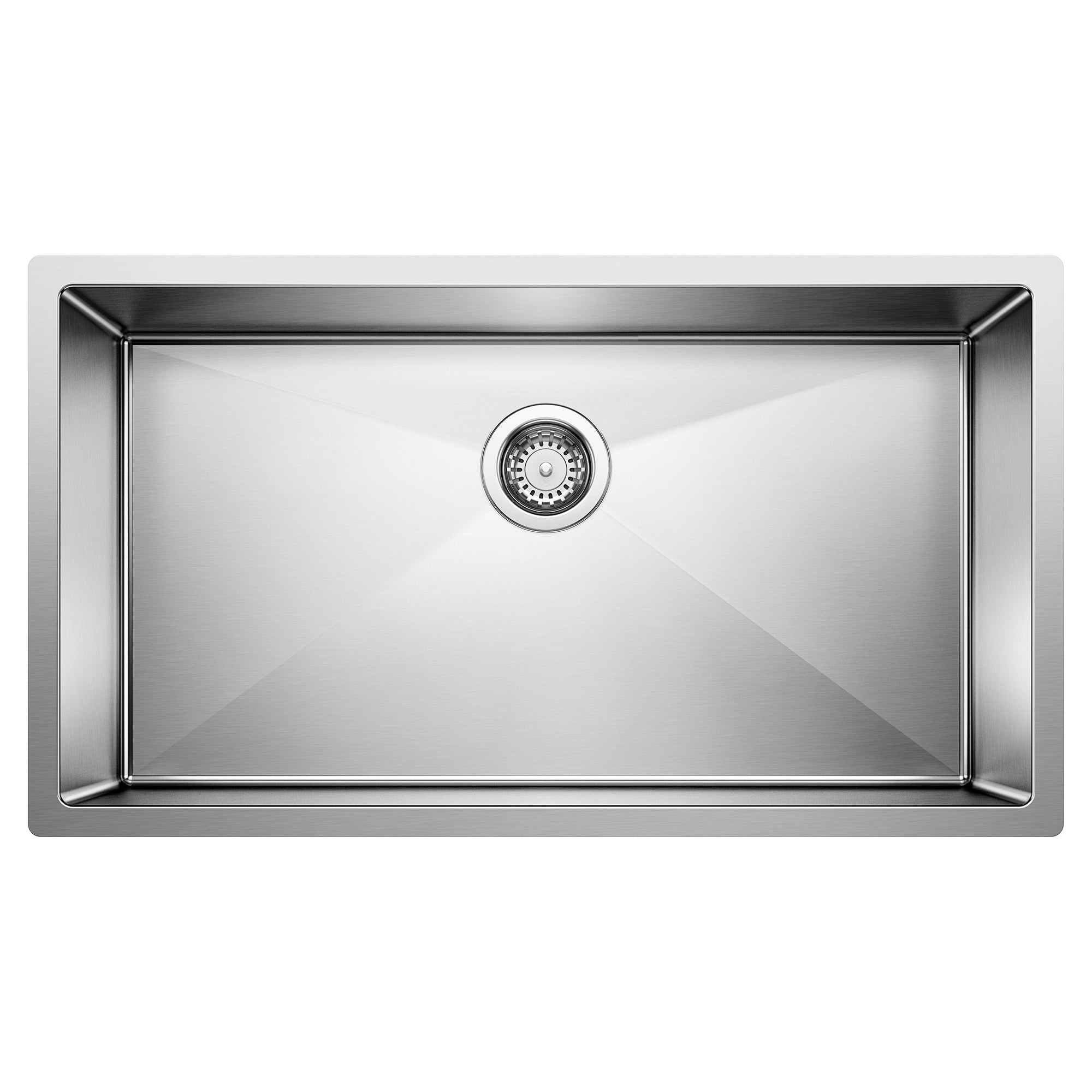 BLANCO 32-Inch Undermount R10 Stainless Steel Single Bowl Kitchen Sink - Durable & Stylish for Modern Kitchens | Perfect for Meal Prep, Dishwashing & Entertaining