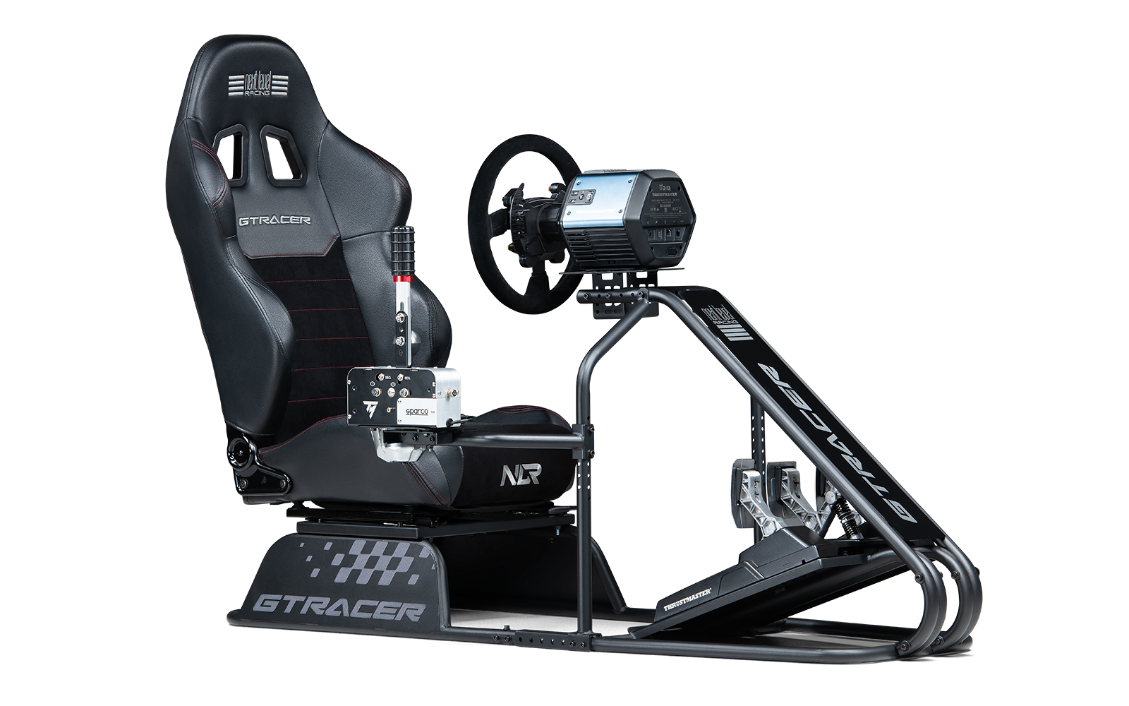 Next Level Racing GT Racer - Premium Racing Cockpit with Adjustable Seat for Sim Racing | Perfect for PC, PS5, Xbox Gaming Setup at Home