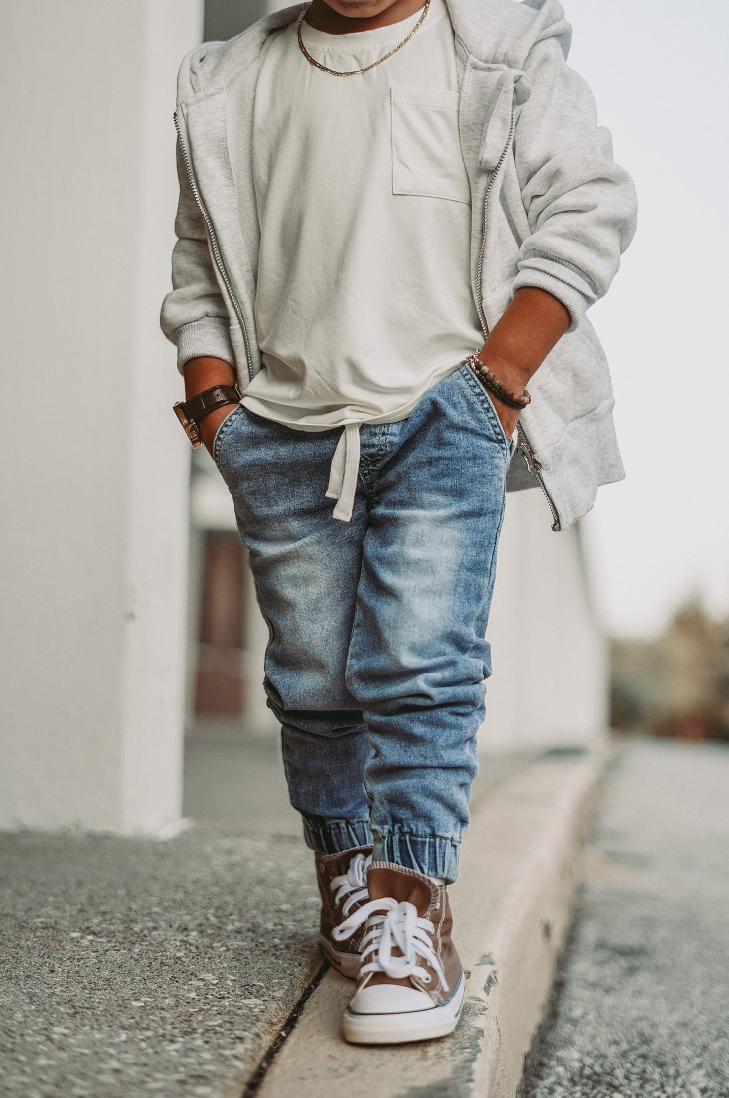 Stylish Men's Denim Jogger Pants - Comfortable Stretch Jeans for Casual Wear | Perfect for Lounge, Workout & Everyday Outfits