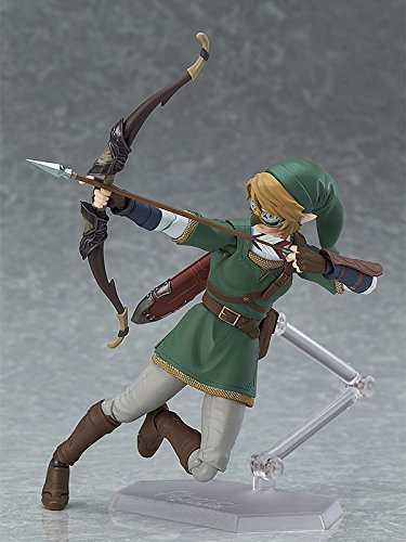 Good Smile The Legend of Zelda: Twilight Princess Link Deluxe Edition Figma Action Figure - 15 Years to 99 Years - Perfect for Gaming Collectors, Display Shelves & Zelda Fans