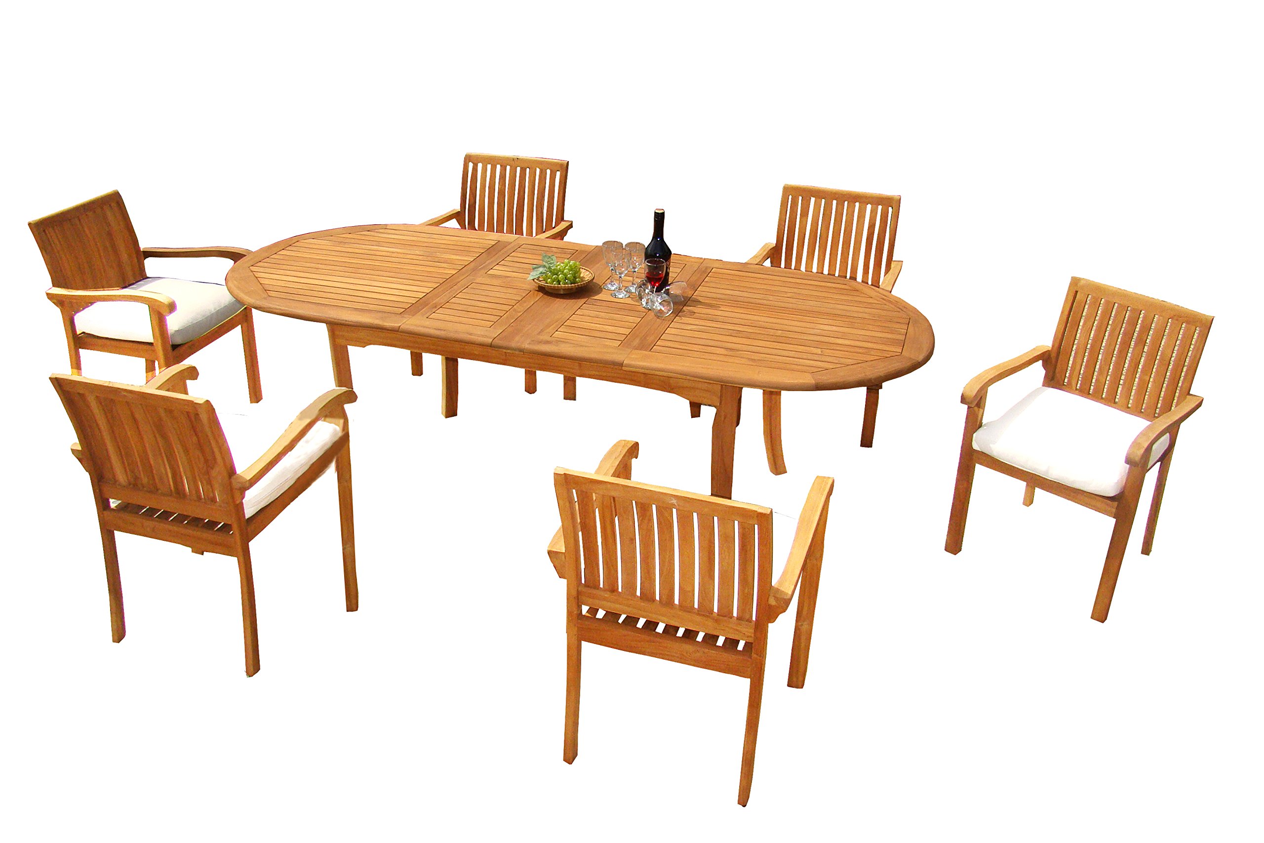 Premium 7-Piece Outdoor Teak Dining Set - 94